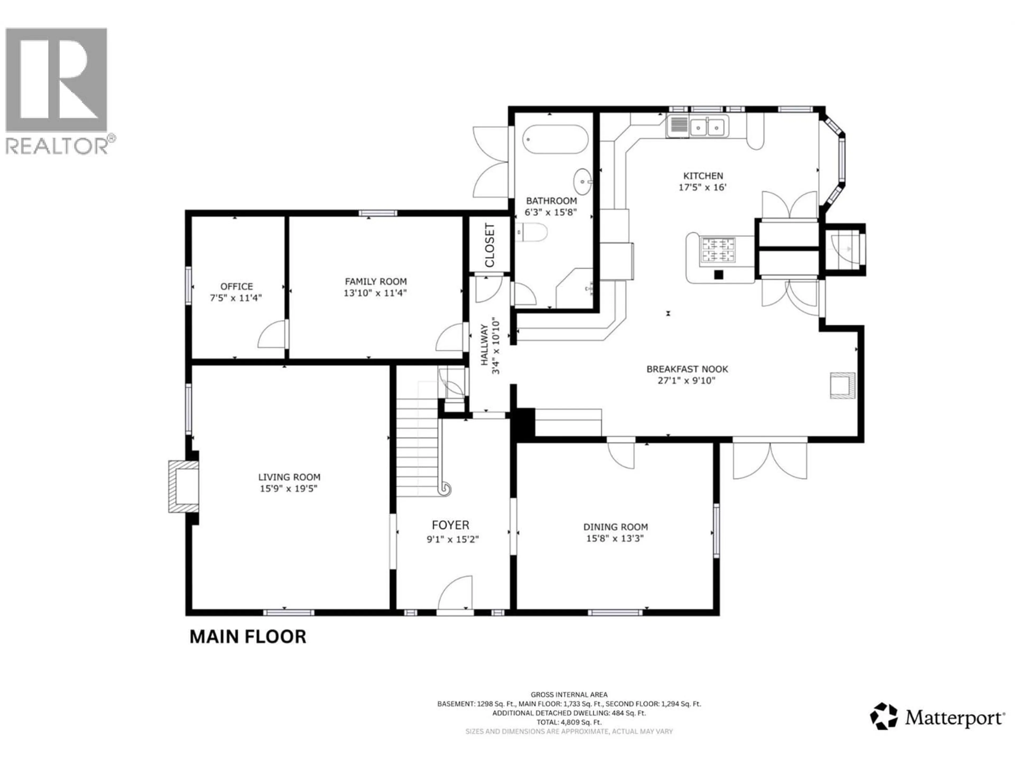 Floor plan for 1851 MILLER STREET, Lumby British Columbia V0E2G0