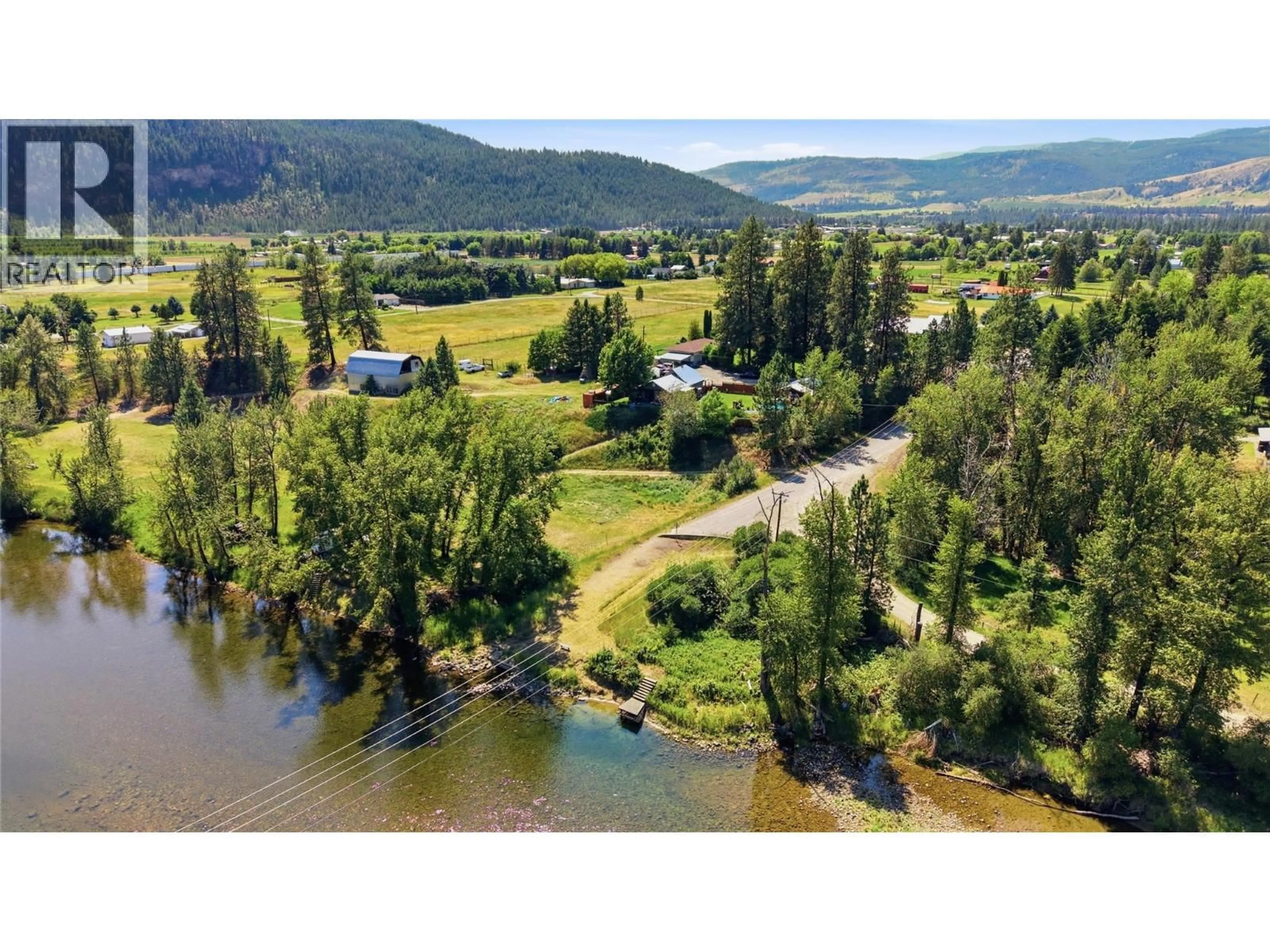 A pic from outside/outdoor area/front of a property/back of a property/a pic from drone, water/lake/river/ocean view for 2200 ALMOND GARDENS ROAD, Grand Forks British Columbia V0H1H4