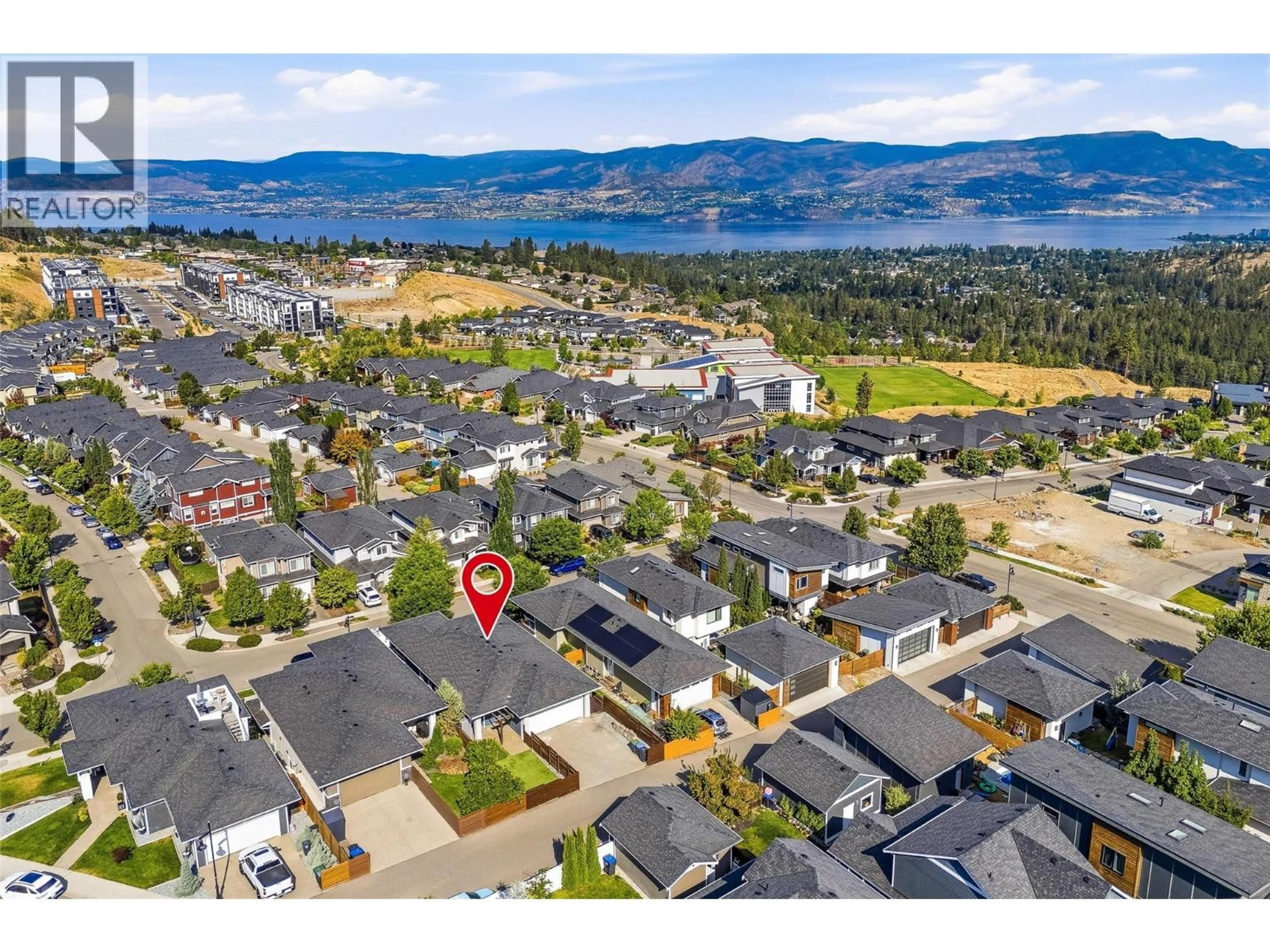A pic from outside/outdoor area/front of a property/back of a property/a pic from drone, unknown for 5015 TWINFLOWER CRESCENT, Kelowna British Columbia V1W5L8