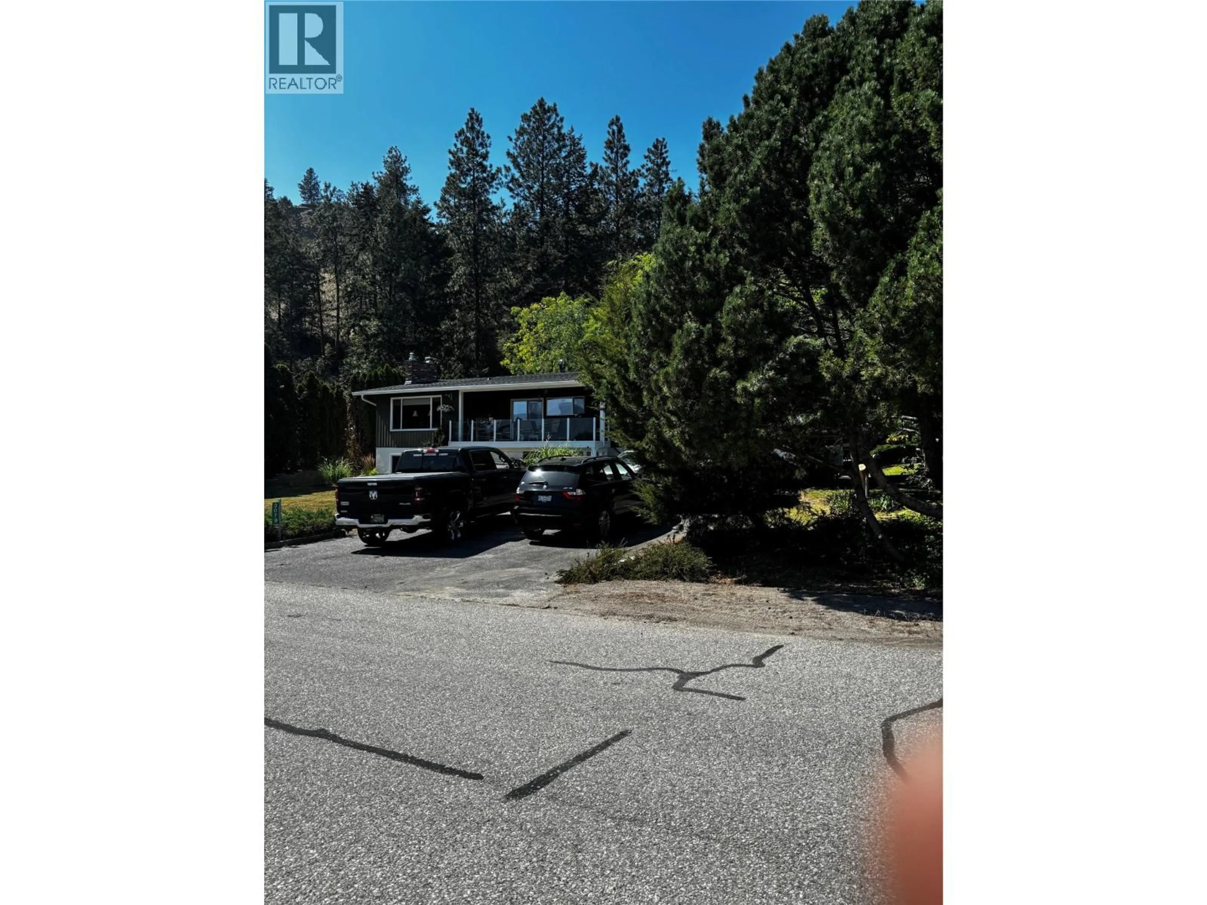 A pic from outside/outdoor area/front of a property/back of a property/a pic from drone, unknown for 3079 OURTOLAND ROAD, West Kelowna British Columbia V1Z2J3