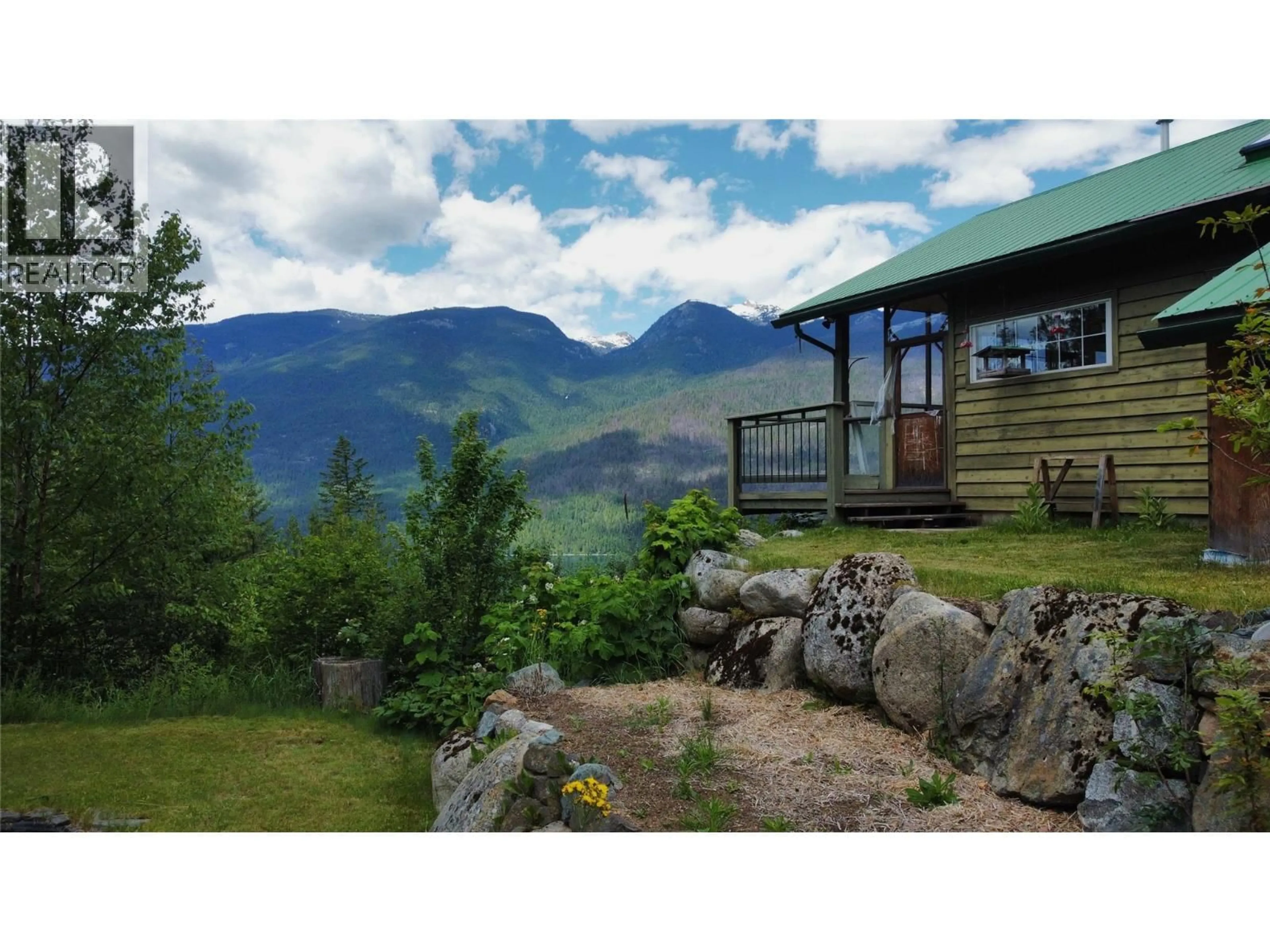 A pic from outside/outdoor area/front of a property/back of a property/a pic from drone, mountain view for 9155 HIGHWAY 6 OTHER, Silverton British Columbia V0G1S0