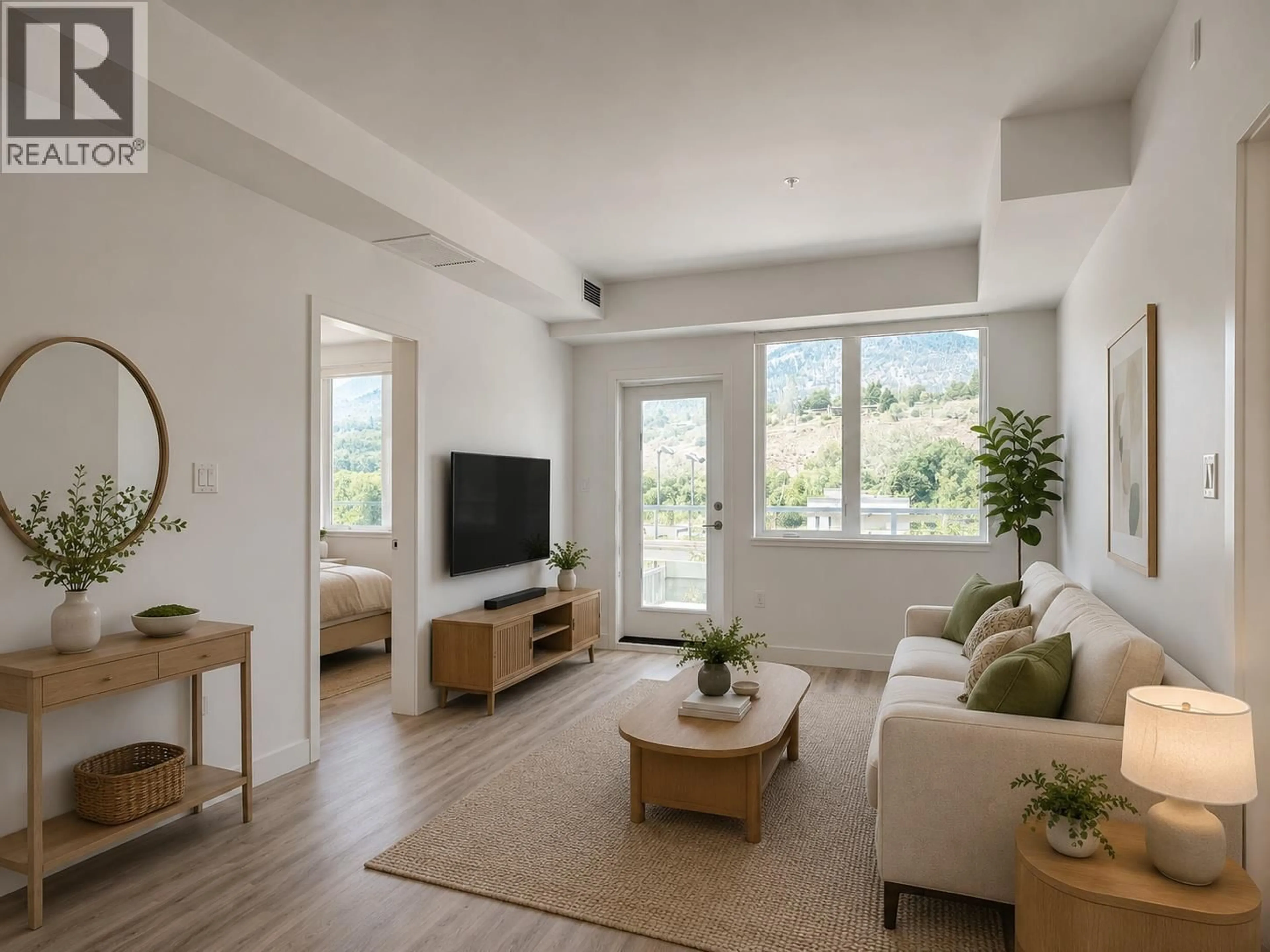Living room with furniture, unknown for 420 - 271 WYLIE STREET, Penticton British Columbia V2A0L3