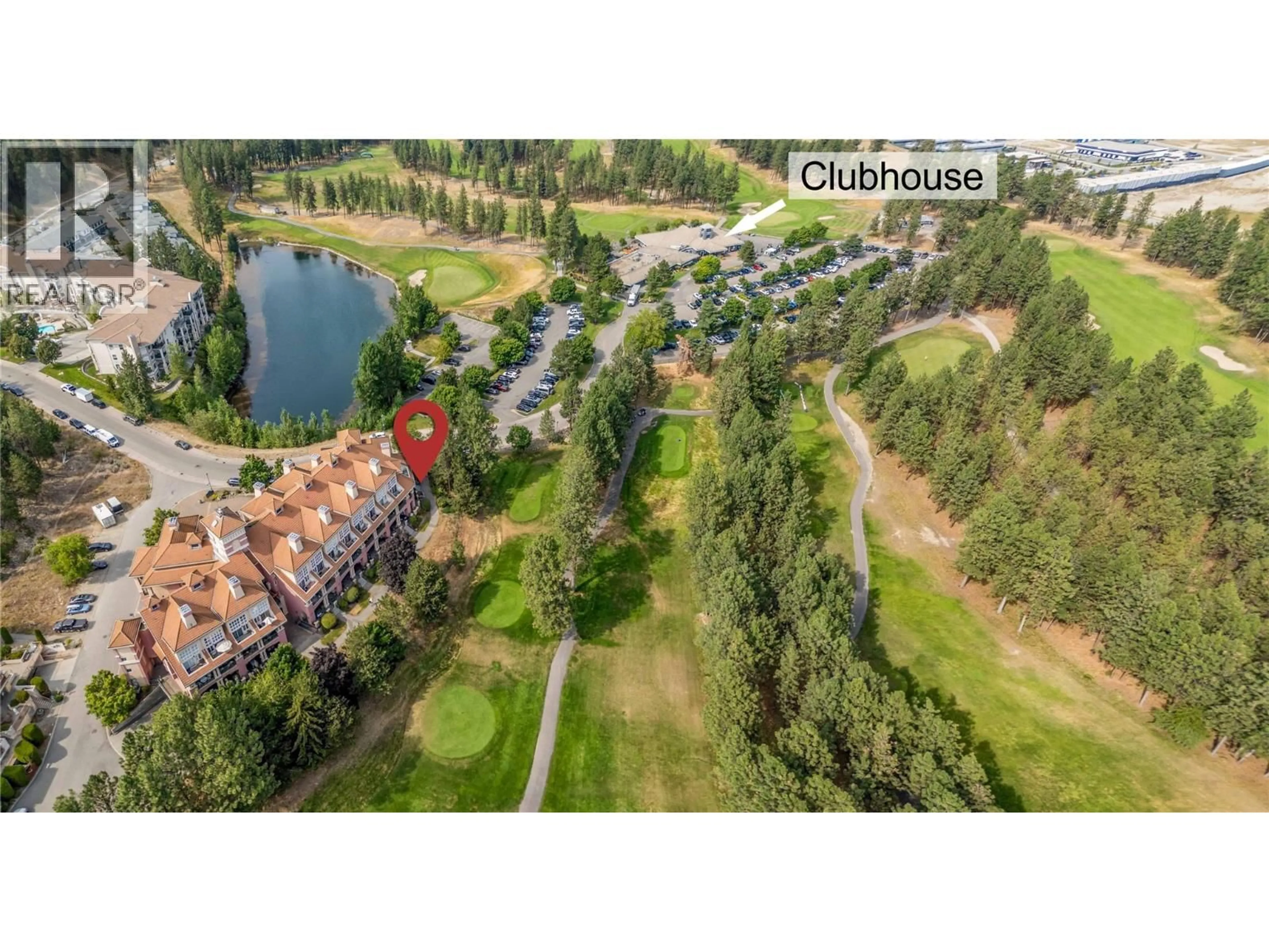 A pic from outside/outdoor area/front of a property/back of a property/a pic from drone, unknown for 101 - 3185 VIA CENTRALE OTHER, Kelowna British Columbia V1V2A7
