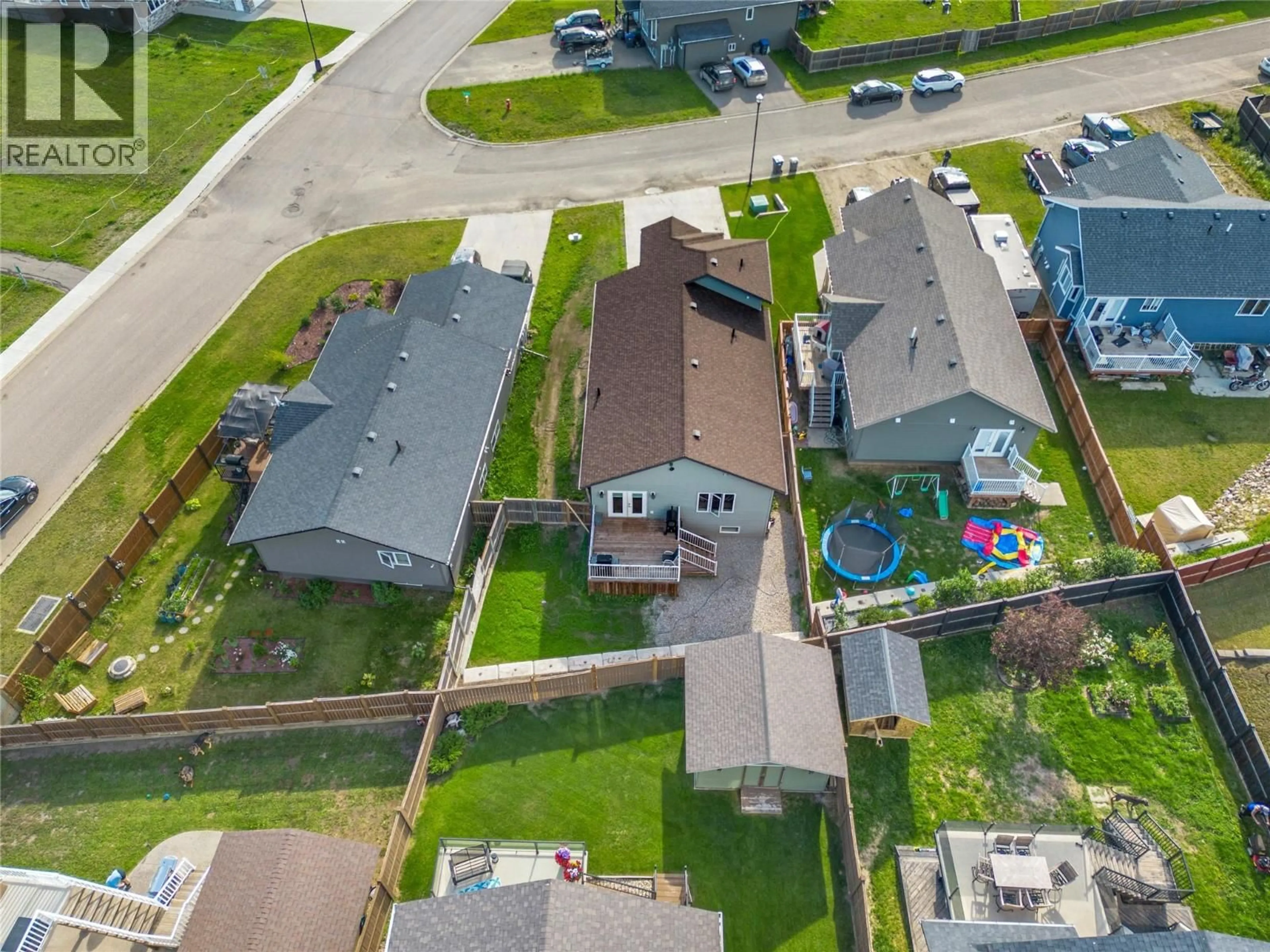A pic from outside/outdoor area/front of a property/back of a property/a pic from drone, street for 8412 18A STREET, Dawson Creek British Columbia V1G0E2