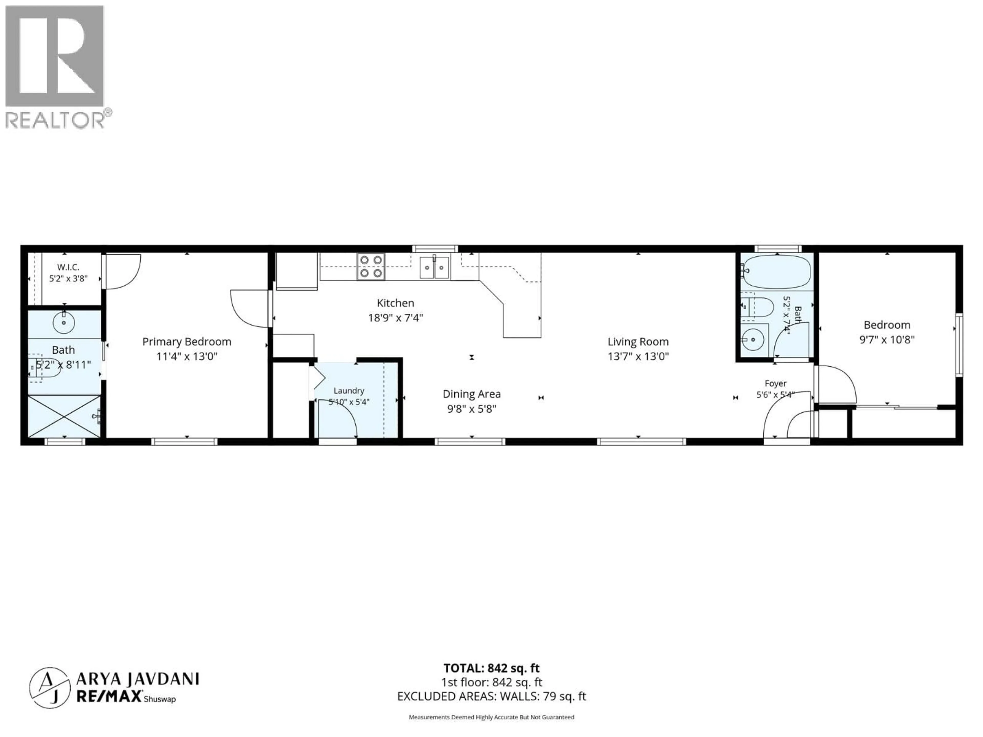 Floor plan for 13 - 5161 63 AVENUE NORTHEAST, Salmon Arm British Columbia V0E1K0