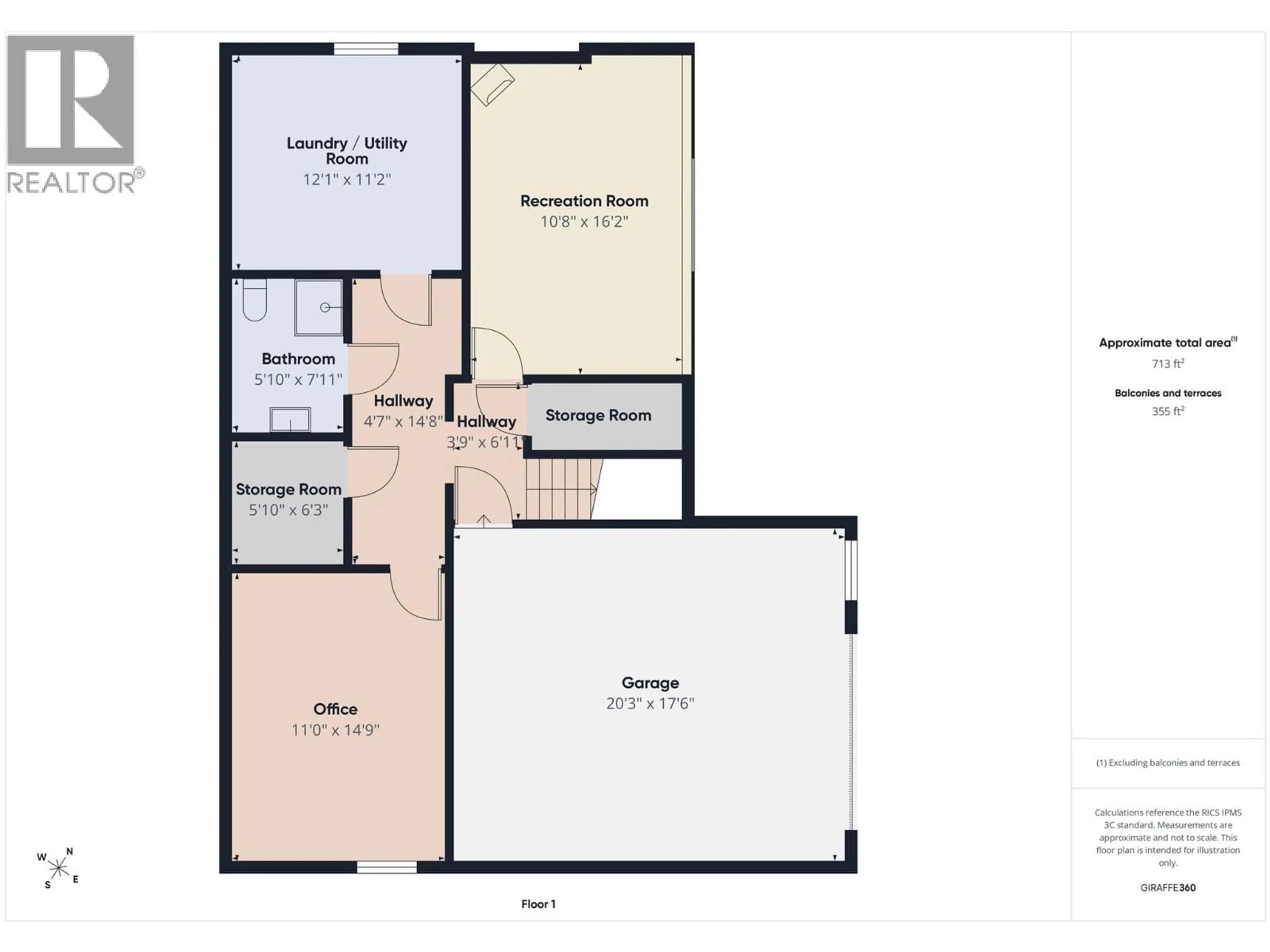 Floor plan for 20 SANTA ROSA PLACE, Osoyoos British Columbia V0H1V2