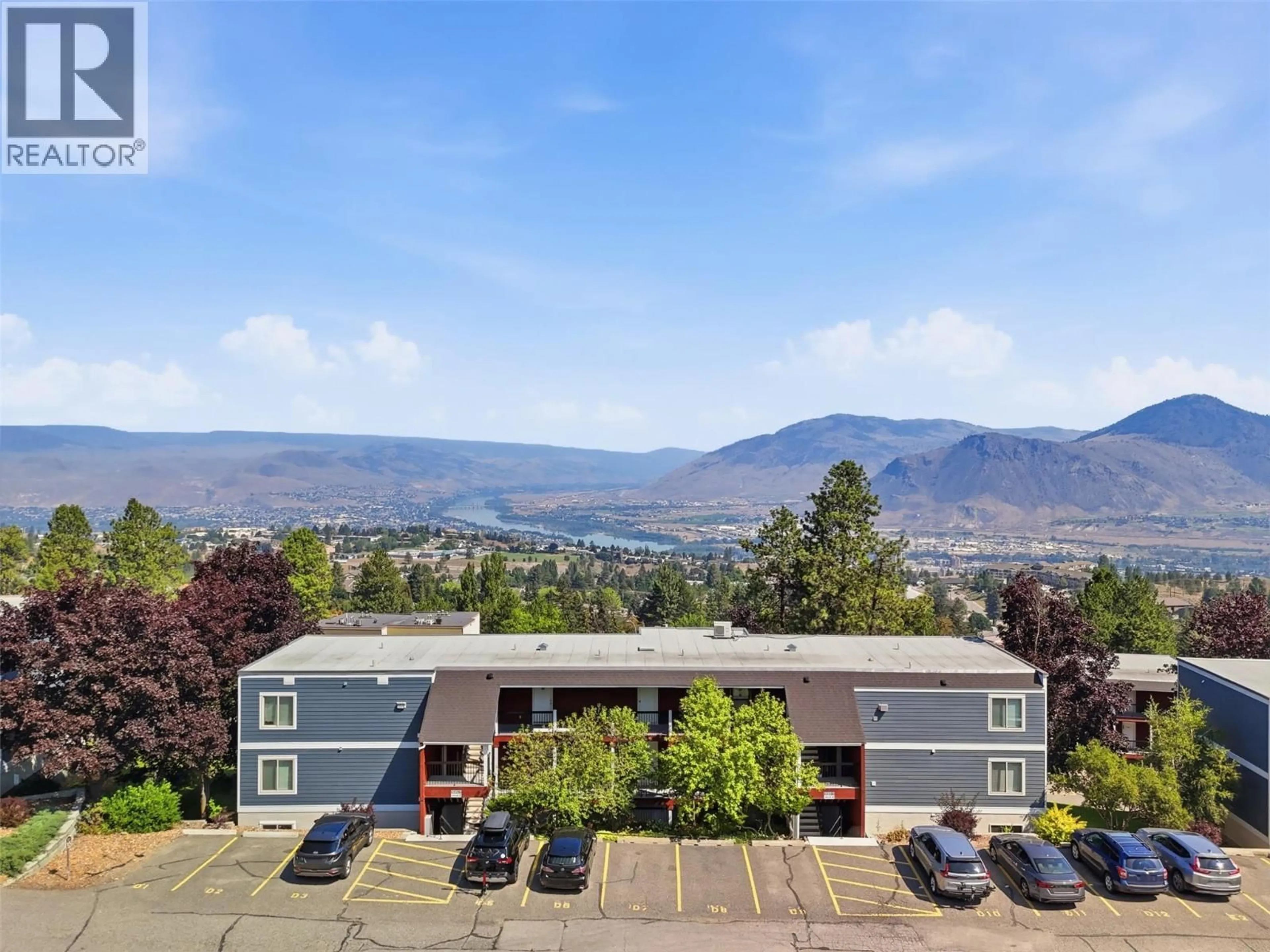 A pic from outside/outdoor area/front of a property/back of a property/a pic from drone, mountain view for 35 - 1810 SUMMIT DRIVE, Kamloops British Columbia V2E2C7