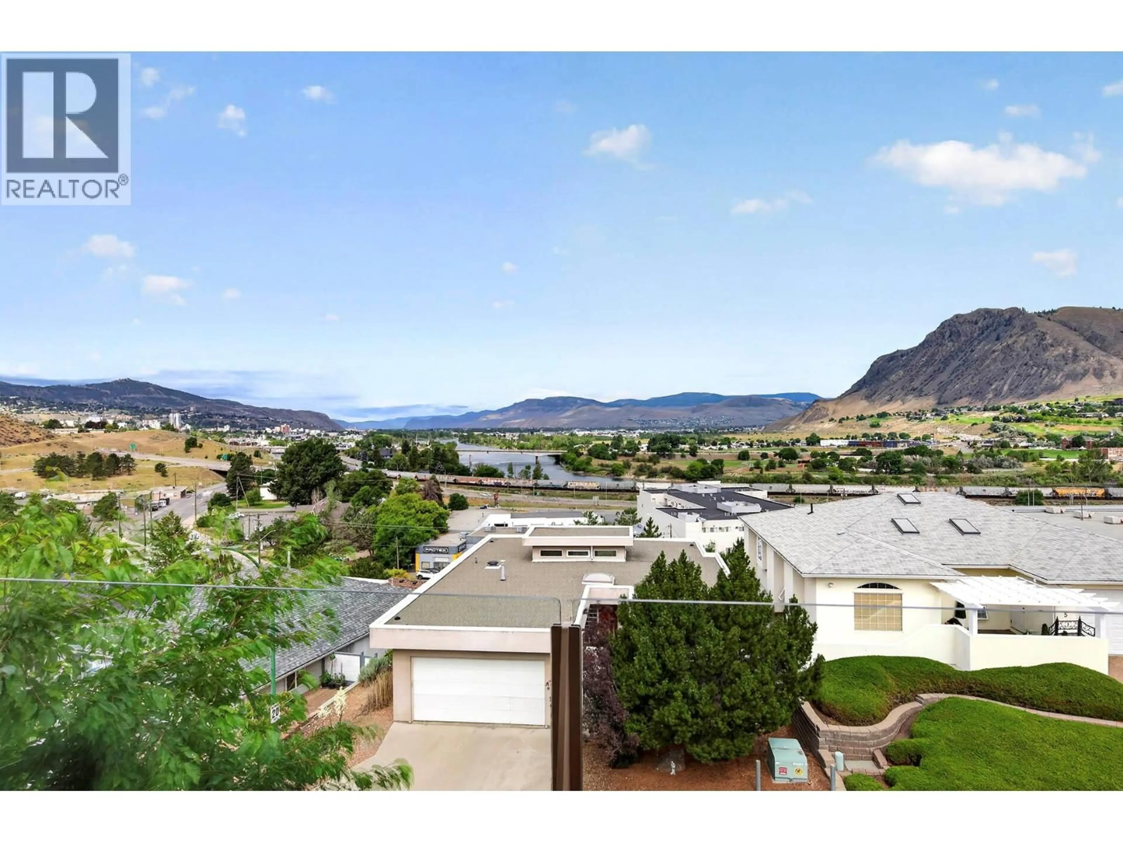 A pic from outside/outdoor area/front of a property/back of a property/a pic from drone, mountain view for 34 - 1651 VALLEYVIEW DRIVE, Kamloops British Columbia V2C0A4