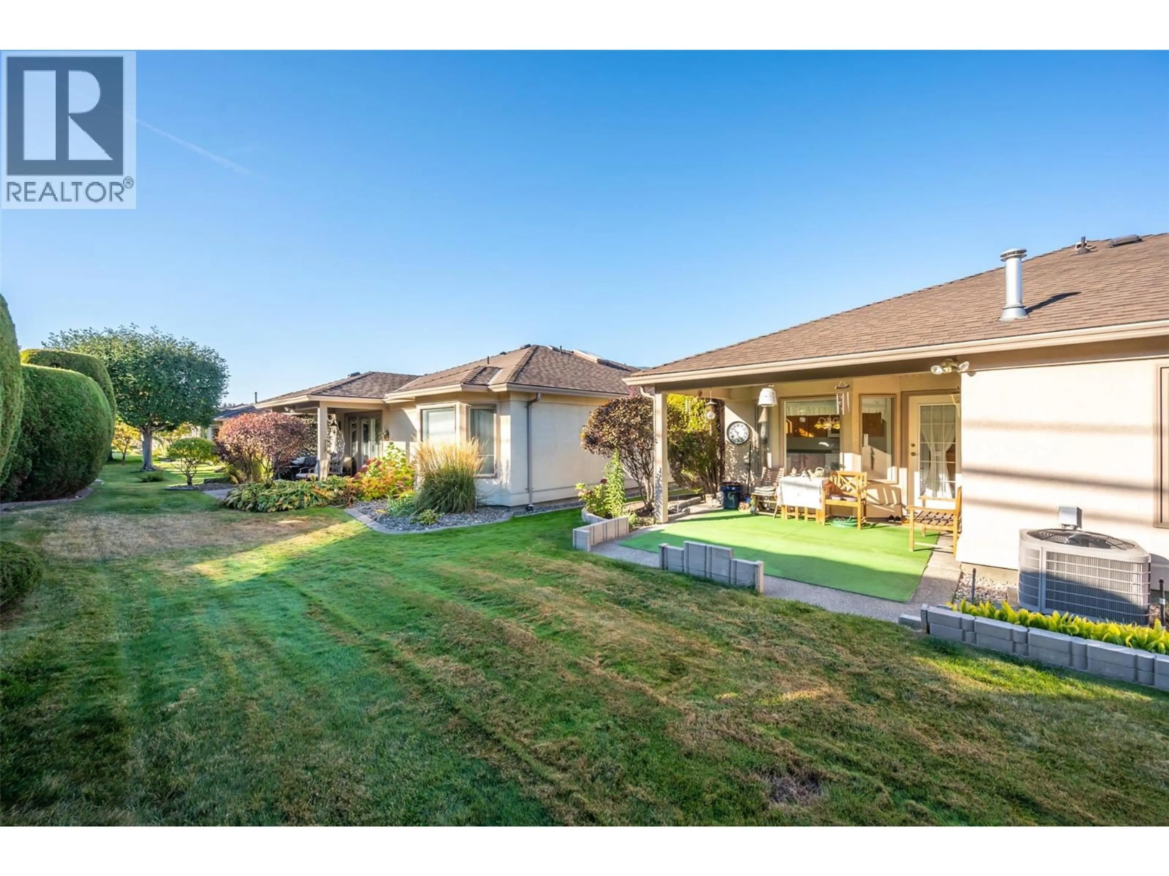 A pic from outside/outdoor area/front of a property/back of a property/a pic from drone, street for 53 - 3333 SOUTH MAIN STREET, Penticton British Columbia V2A8J8