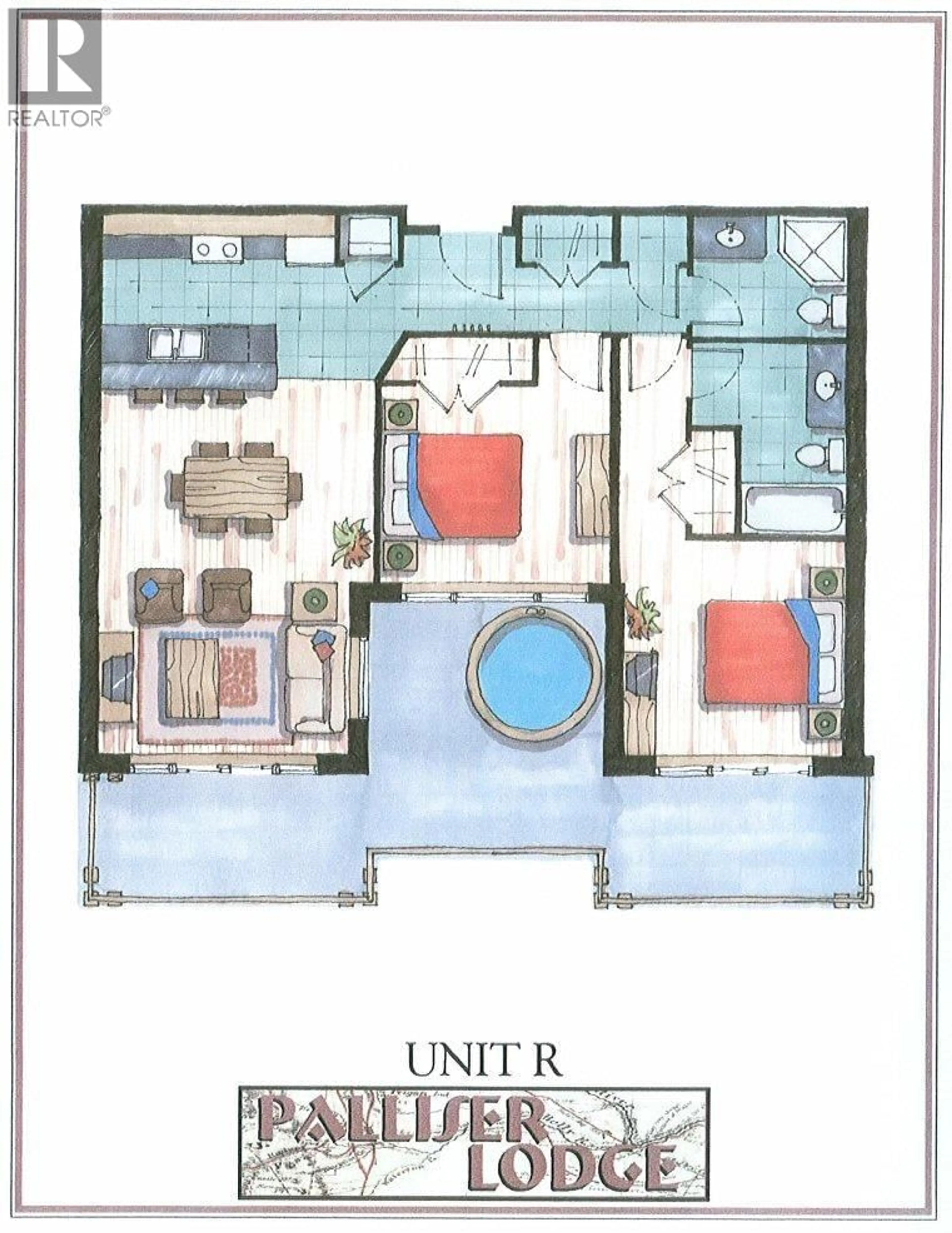 Floor plan for 410 - 1420 PALLISER TRAIL, Golden British Columbia V0A1H2