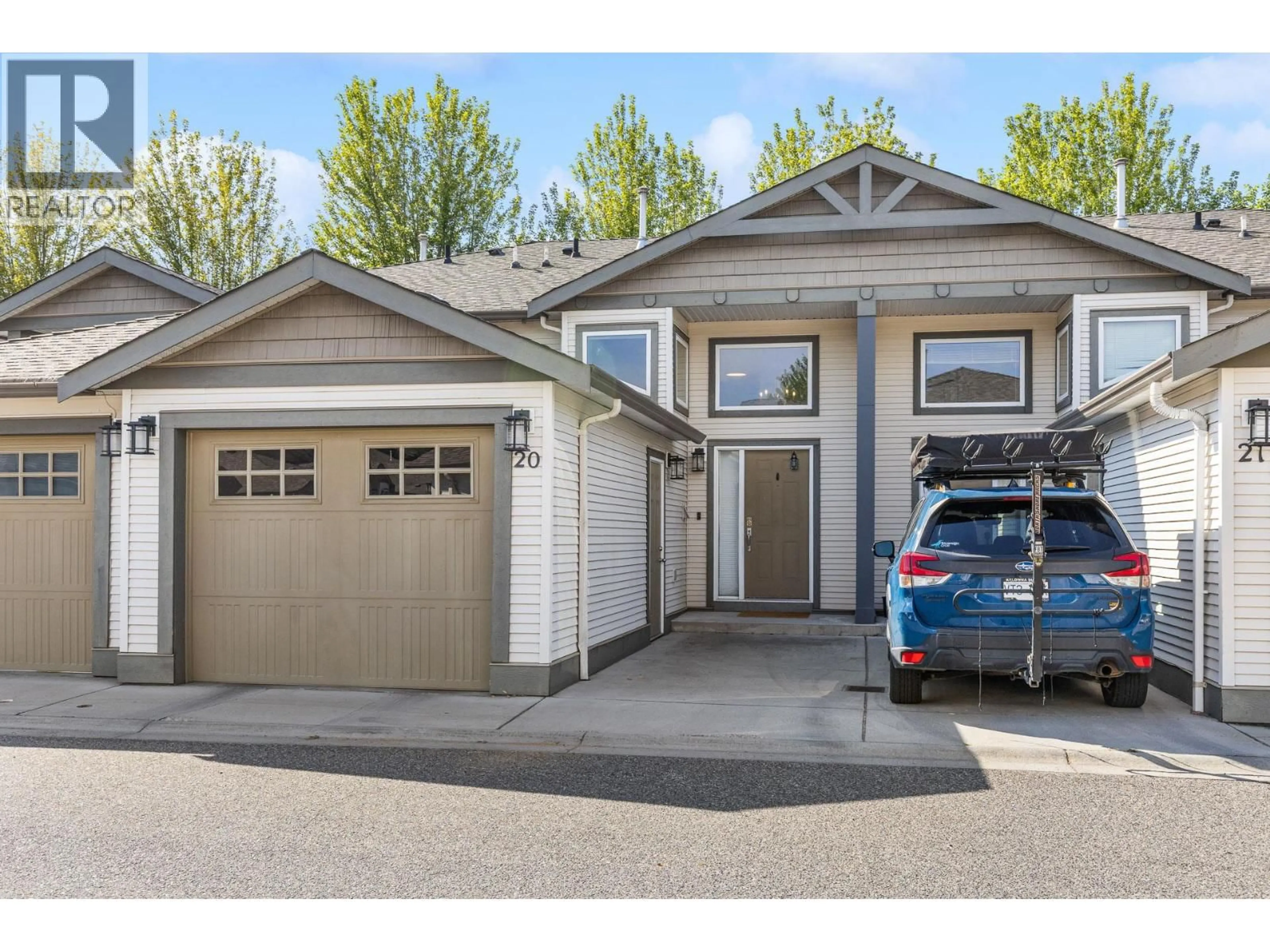 Indoor garage for 20 - 225 GLEN PARK DRIVE, Kelowna British Columbia V1V2X5