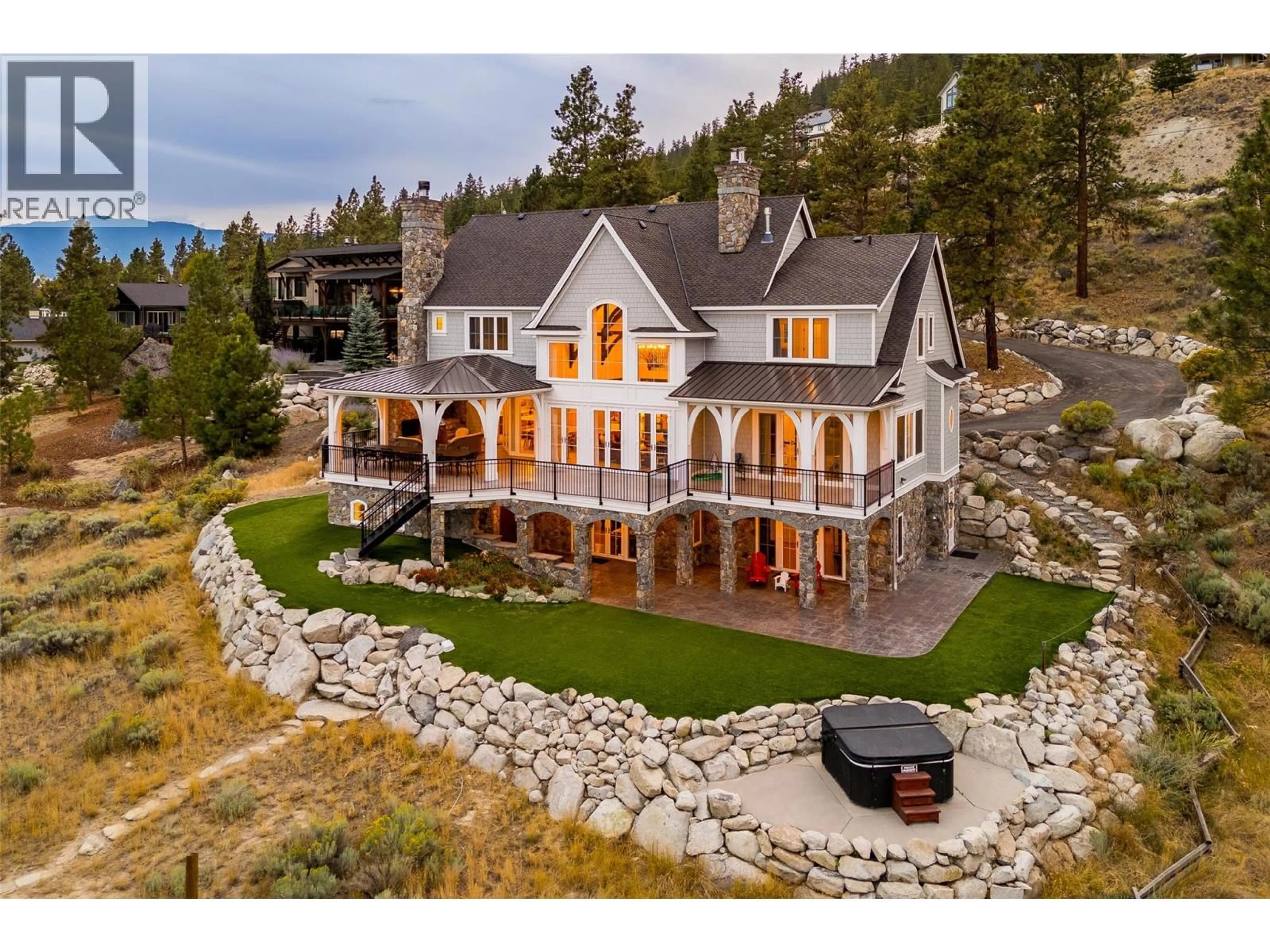 A pic from outside/outdoor area/front of a property/back of a property/a pic from drone, unknown for 6688 MONCK PARK ROAD, Merritt British Columbia V1K0A1