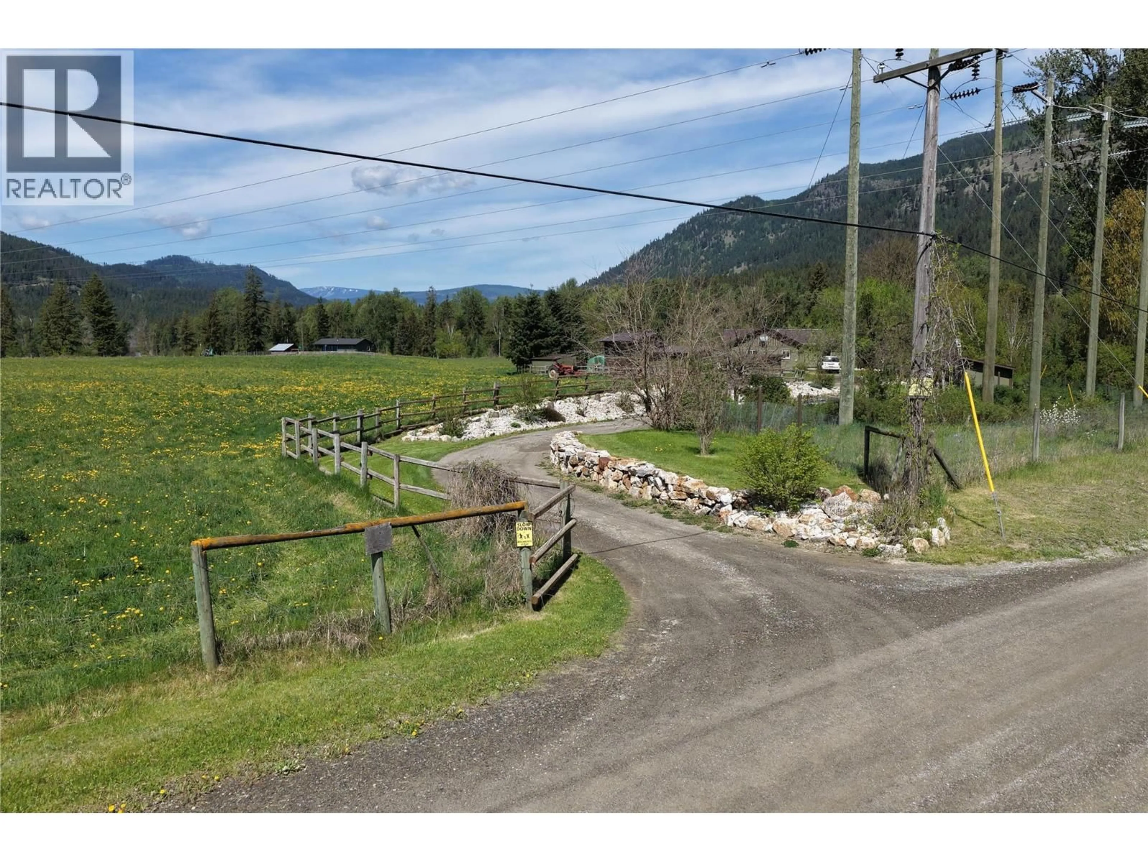 A pic from outside/outdoor area/front of a property/back of a property/a pic from drone, mountain view for 26 BYERS ROAD, Cherryville British Columbia V0E2G1