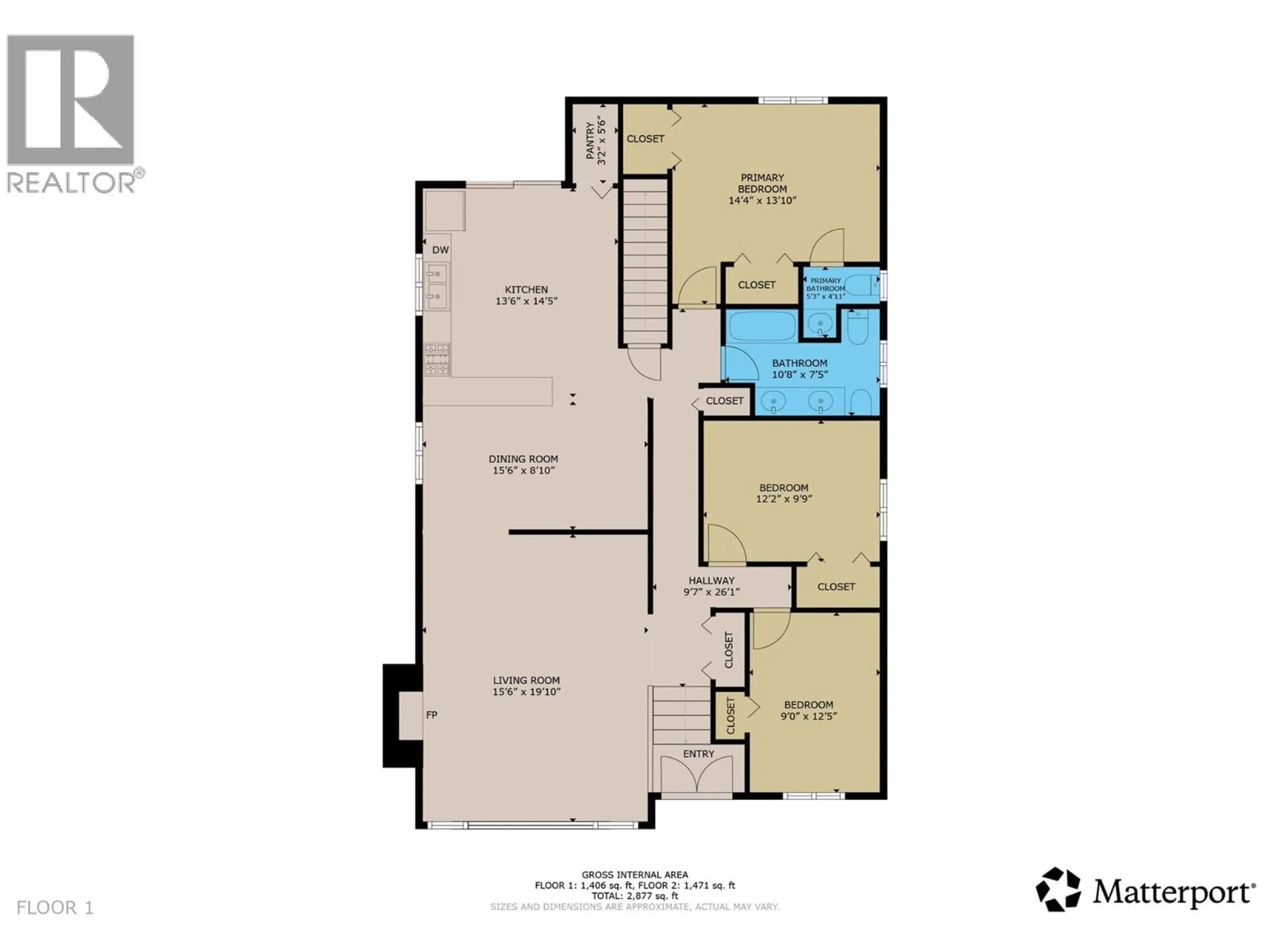 Floor plan for 205 INNES STREET, Nelson British Columbia V1L5E4