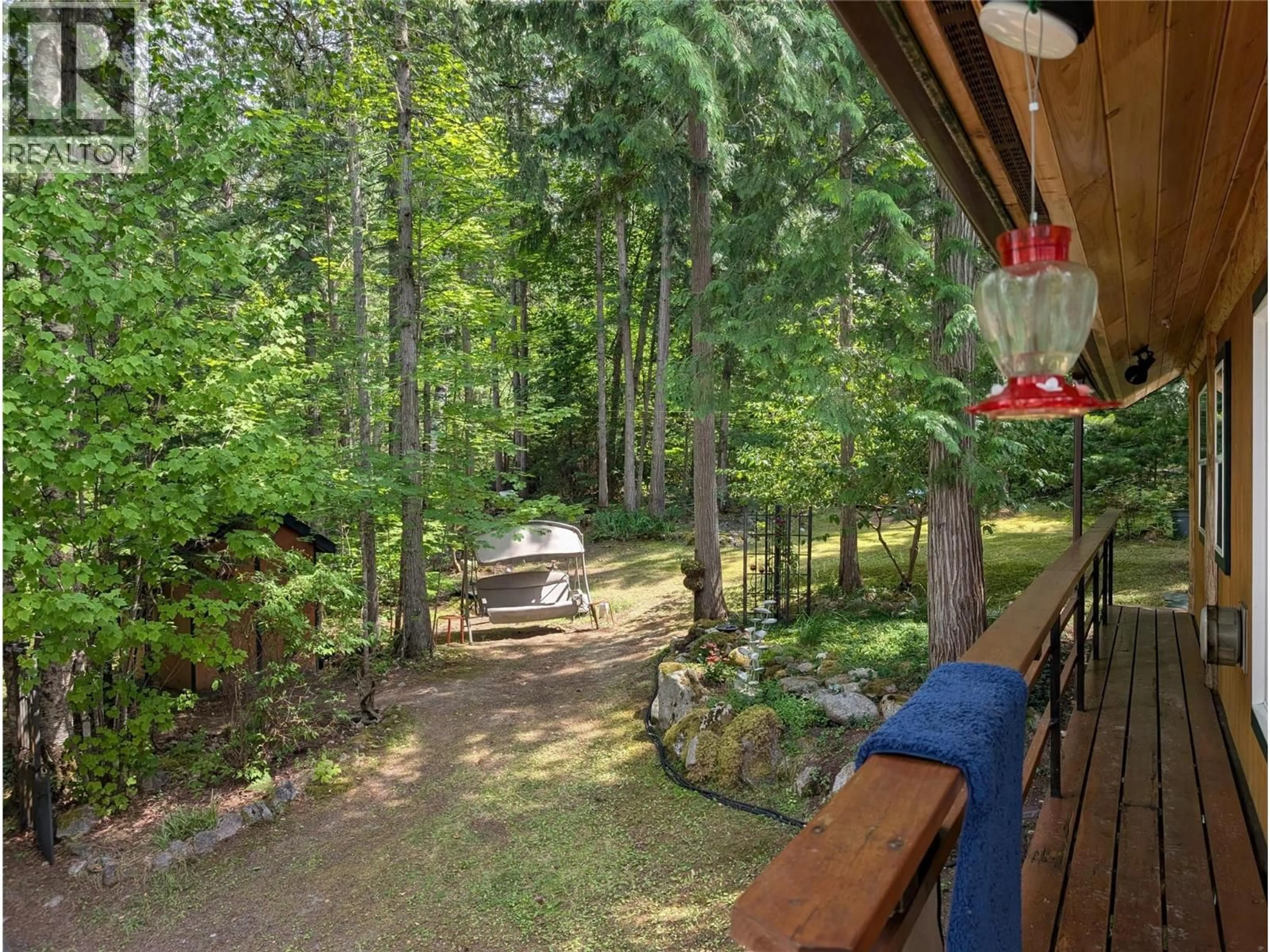 Patio, forest/trees view for 660 BRADLEY ROAD OTHER, Seymour Arm British Columbia