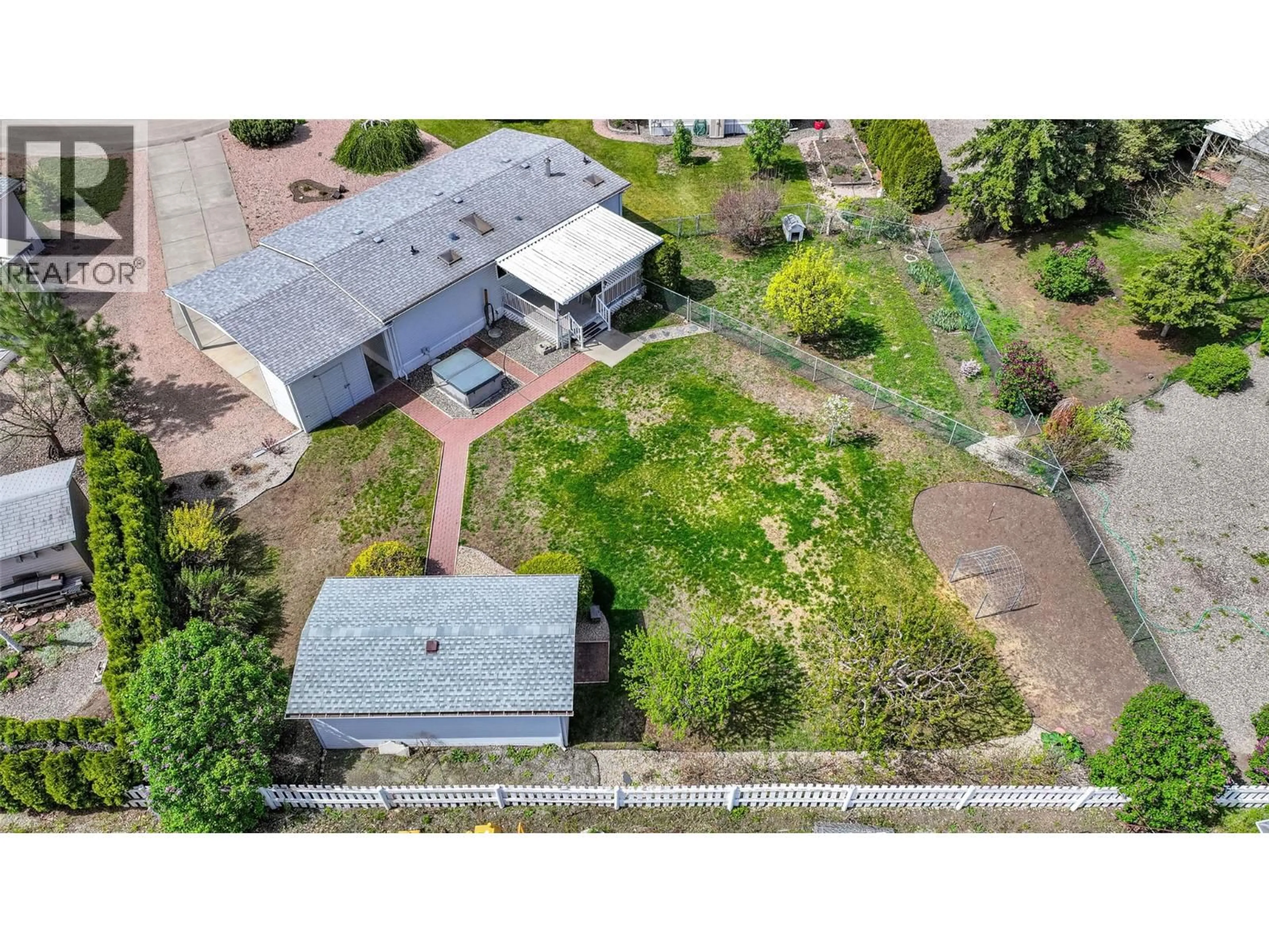 A pic from outside/outdoor area/front of a property/back of a property/a pic from drone, street for 26 - 9510 HIGHWAY 97 OTHER NORTH, Vernon British Columbia V1H1R8