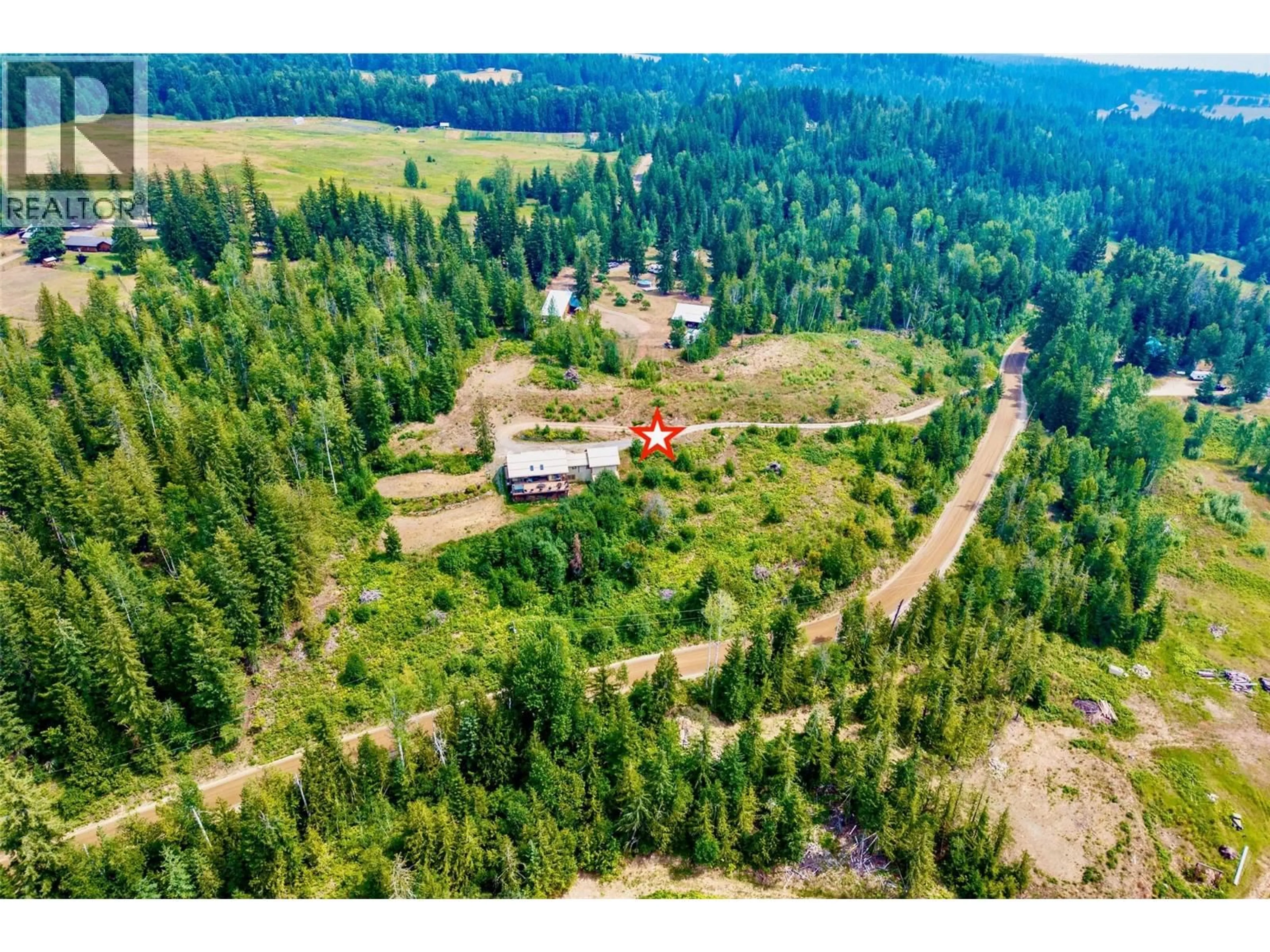 A pic from outside/outdoor area/front of a property/back of a property/a pic from drone, forest/trees view for 4875 MEADOW CREEK ROAD, Celista British Columbia V0E1M6