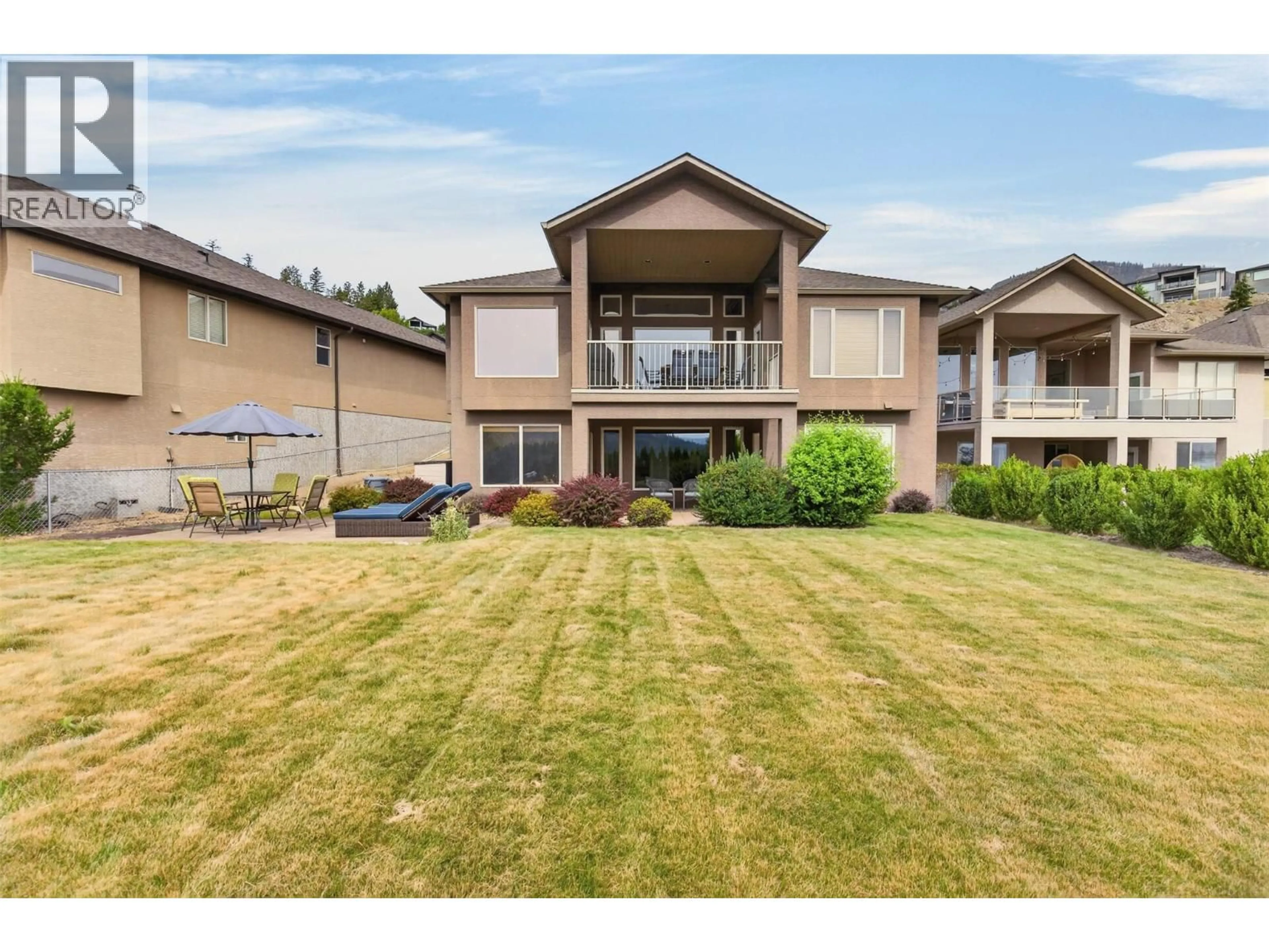 A pic from outside/outdoor area/front of a property/back of a property/a pic from drone, unknown for 1911 CORNERSTONE DRIVE, West Kelowna British Columbia V4T2Y3