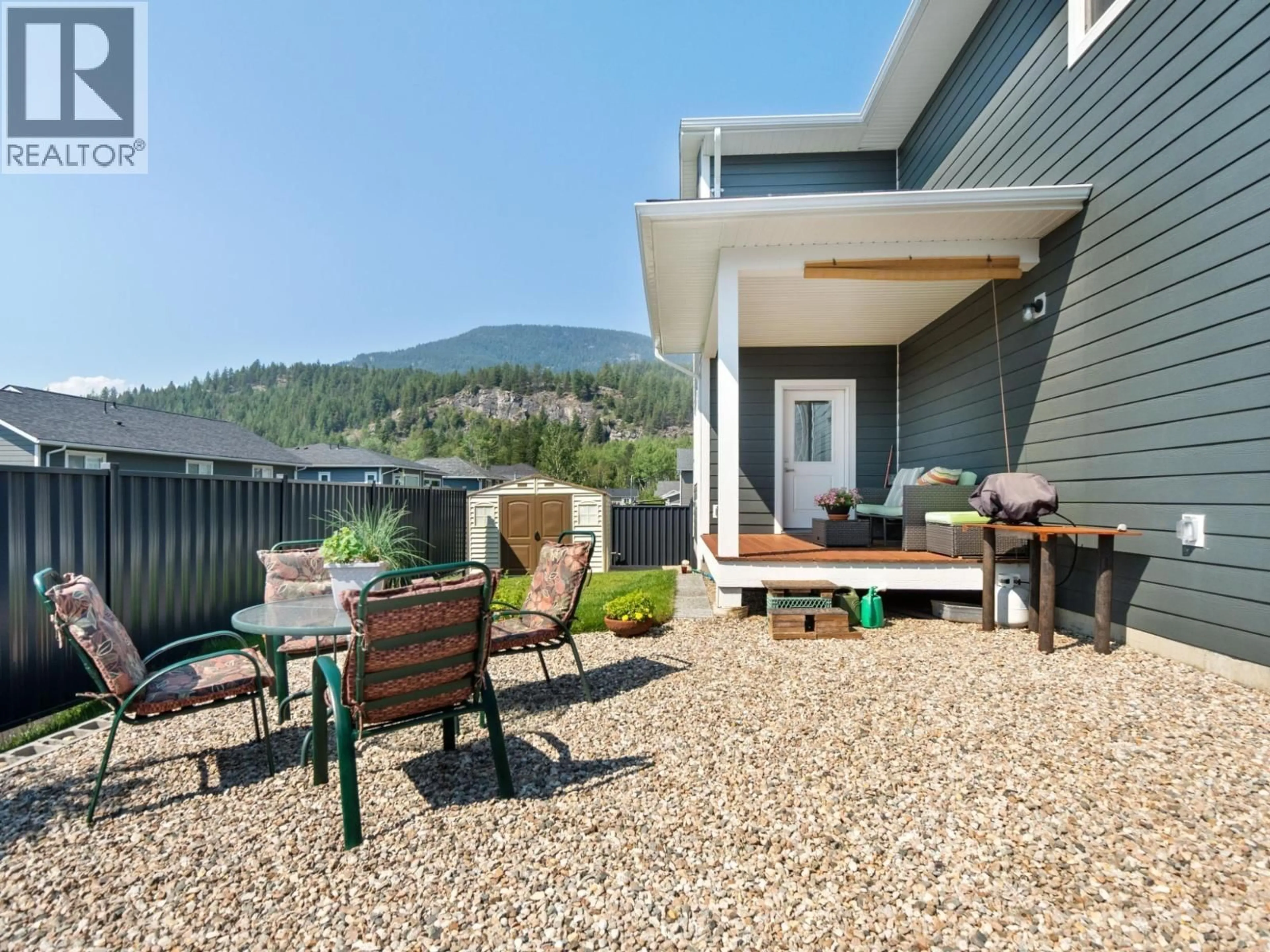 Patio, mountain view for 1512 ASPEN LANE, Castlegar British Columbia V1N4X8