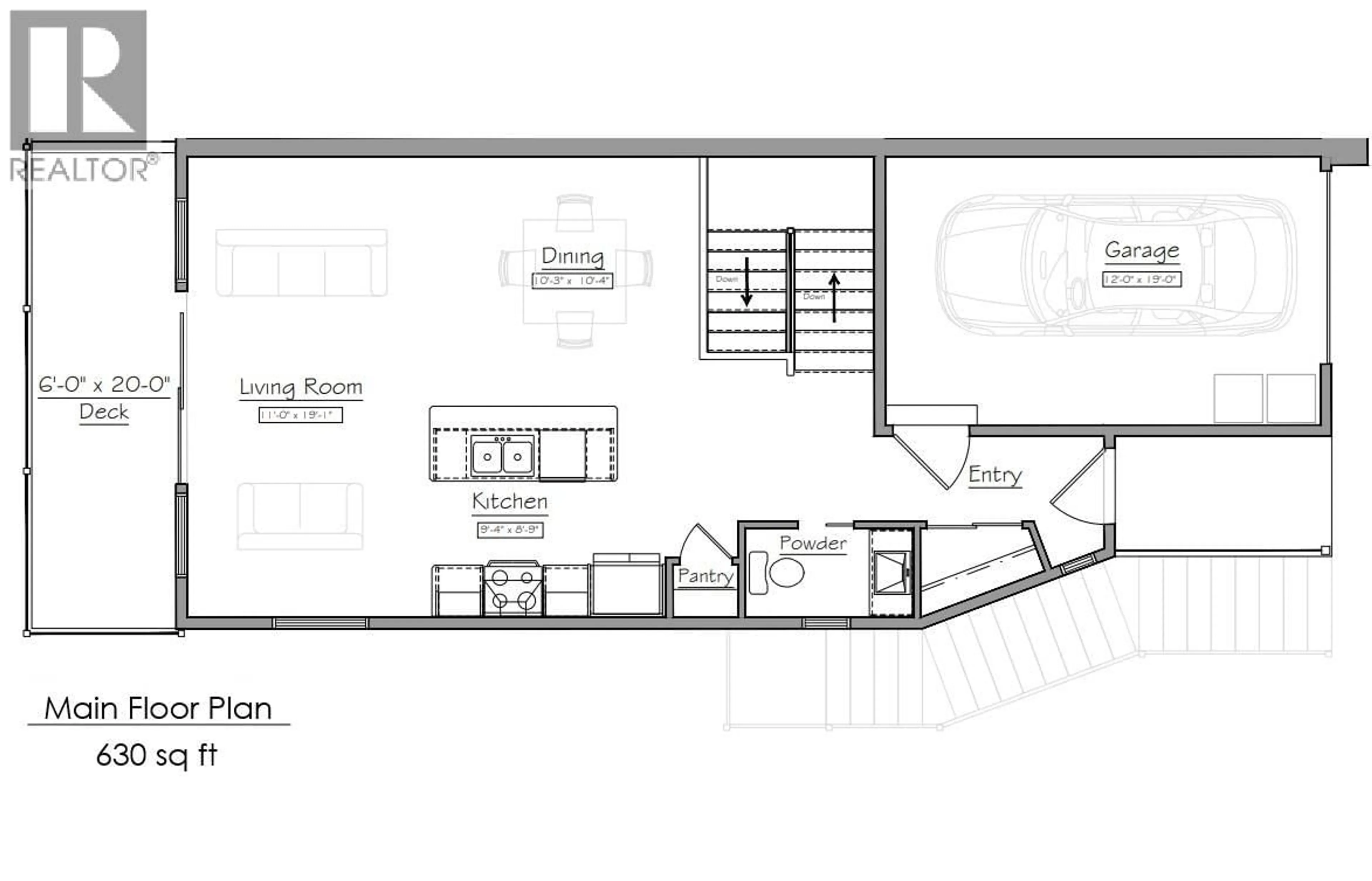 Floor plan for 2 - 1050 MT REVELSTOKE PLACE, Vernon British Columbia V1B3Z9