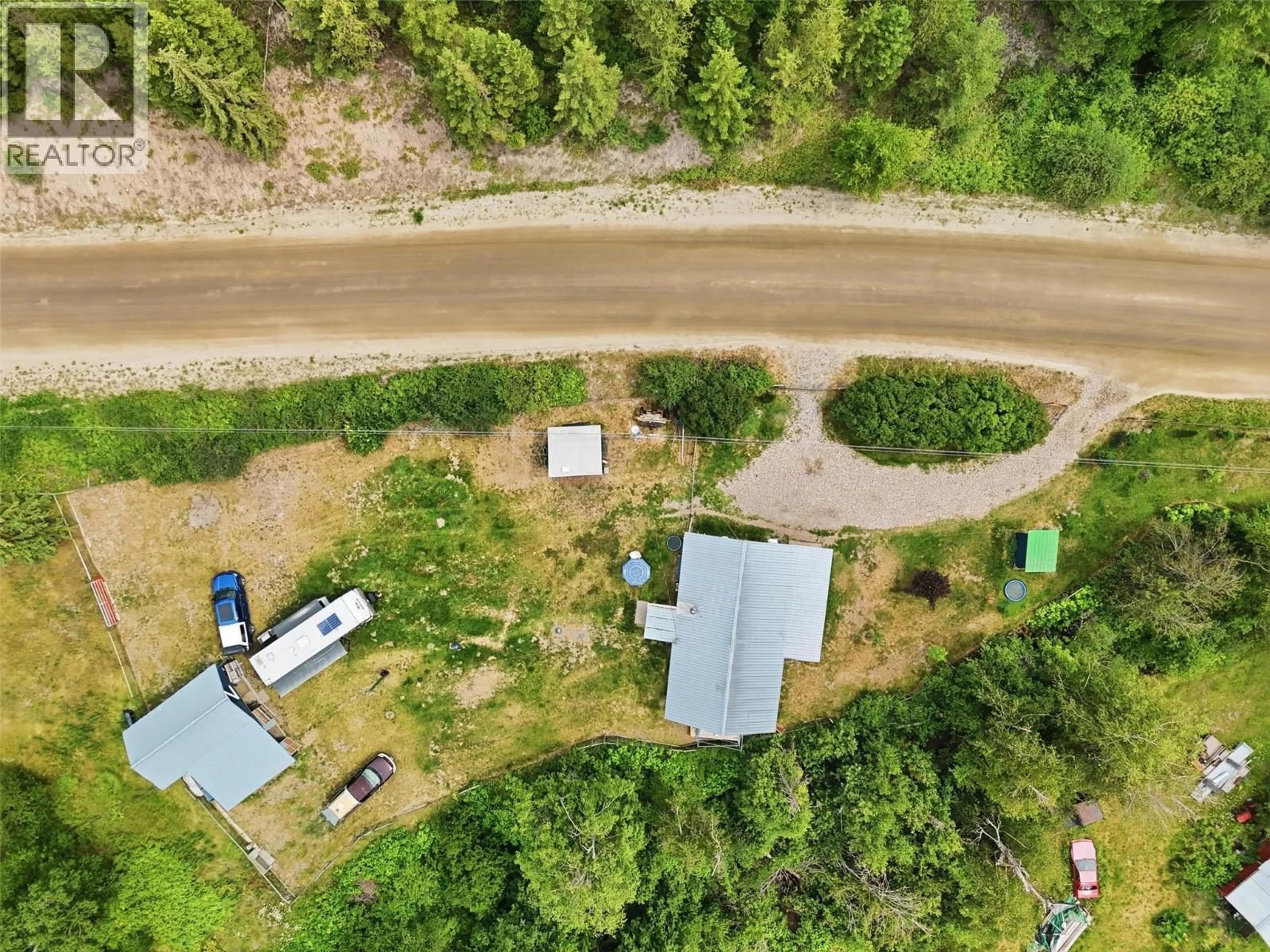 A pic from outside/outdoor area/front of a property/back of a property/a pic from drone, unknown for 557 SQUILAX-TURTLE VALLEY ROAD, Chase British Columbia V0E1M1