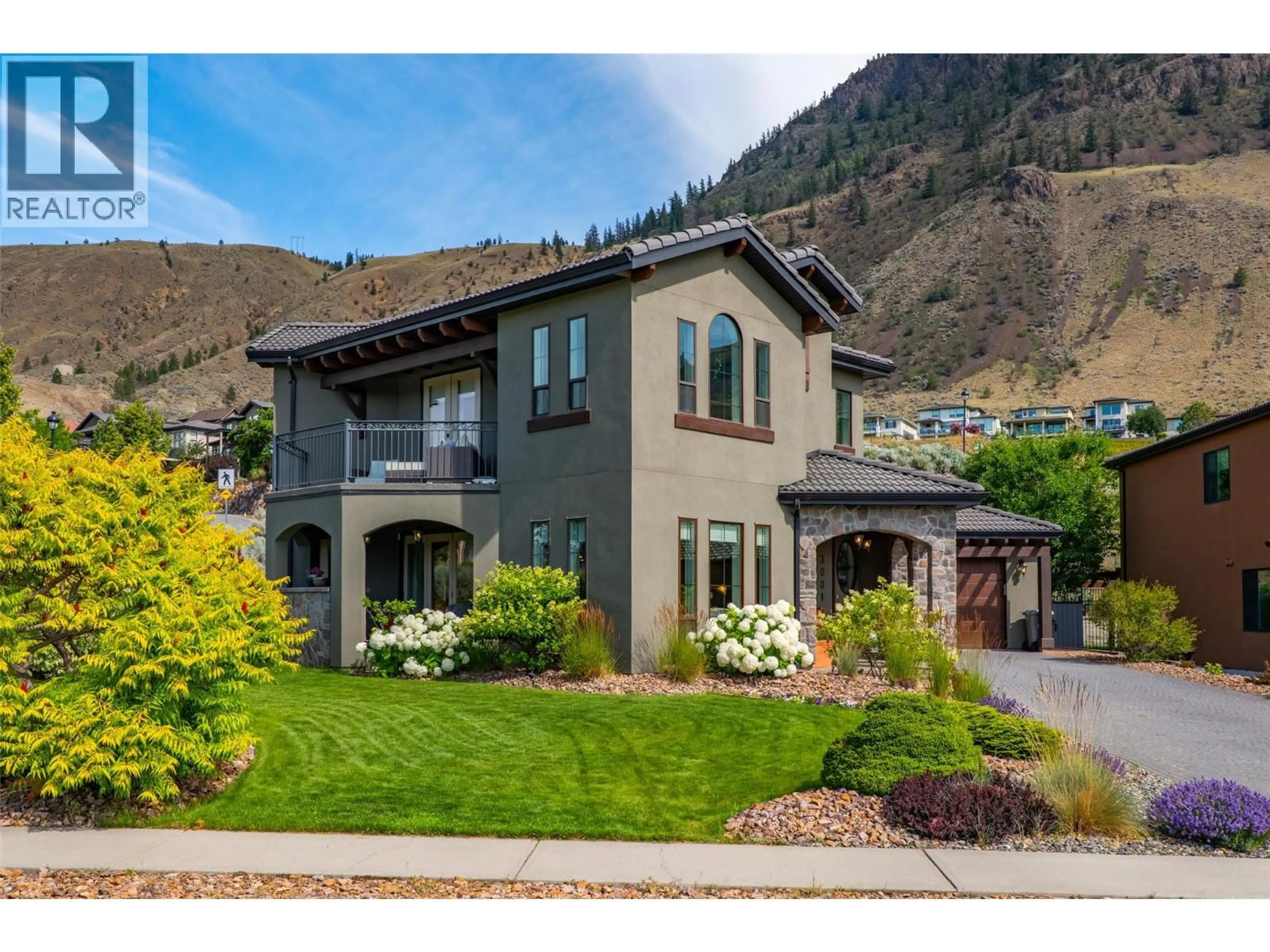 Home with vinyl exterior material, mountain view for 3001 VISAO COURT, Kamloops British Columbia V2H0C6