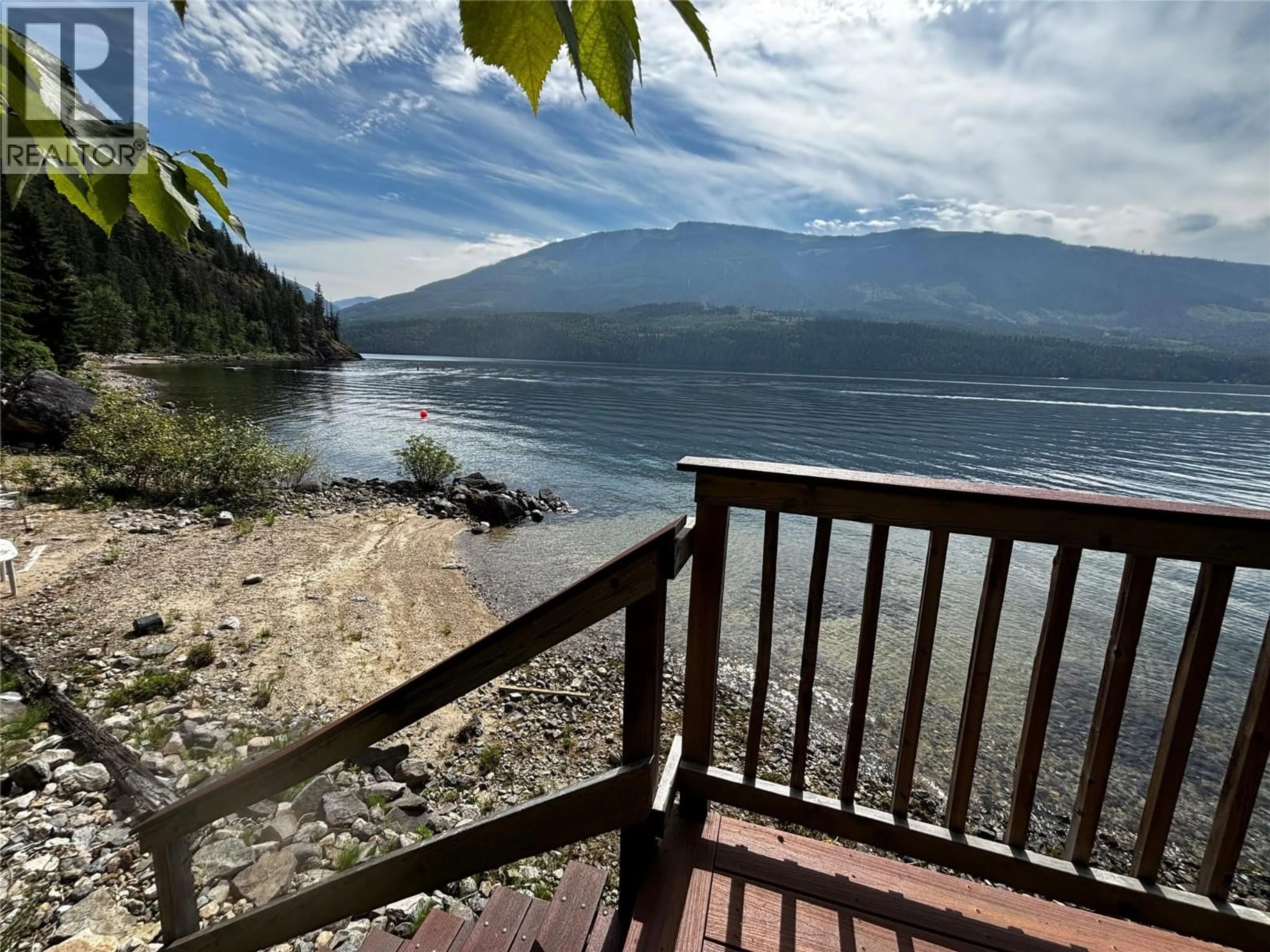 Patio, water/lake/river/ocean view for 26 SIMARD ROAD, Mabel Lake British Columbia V0E1V5