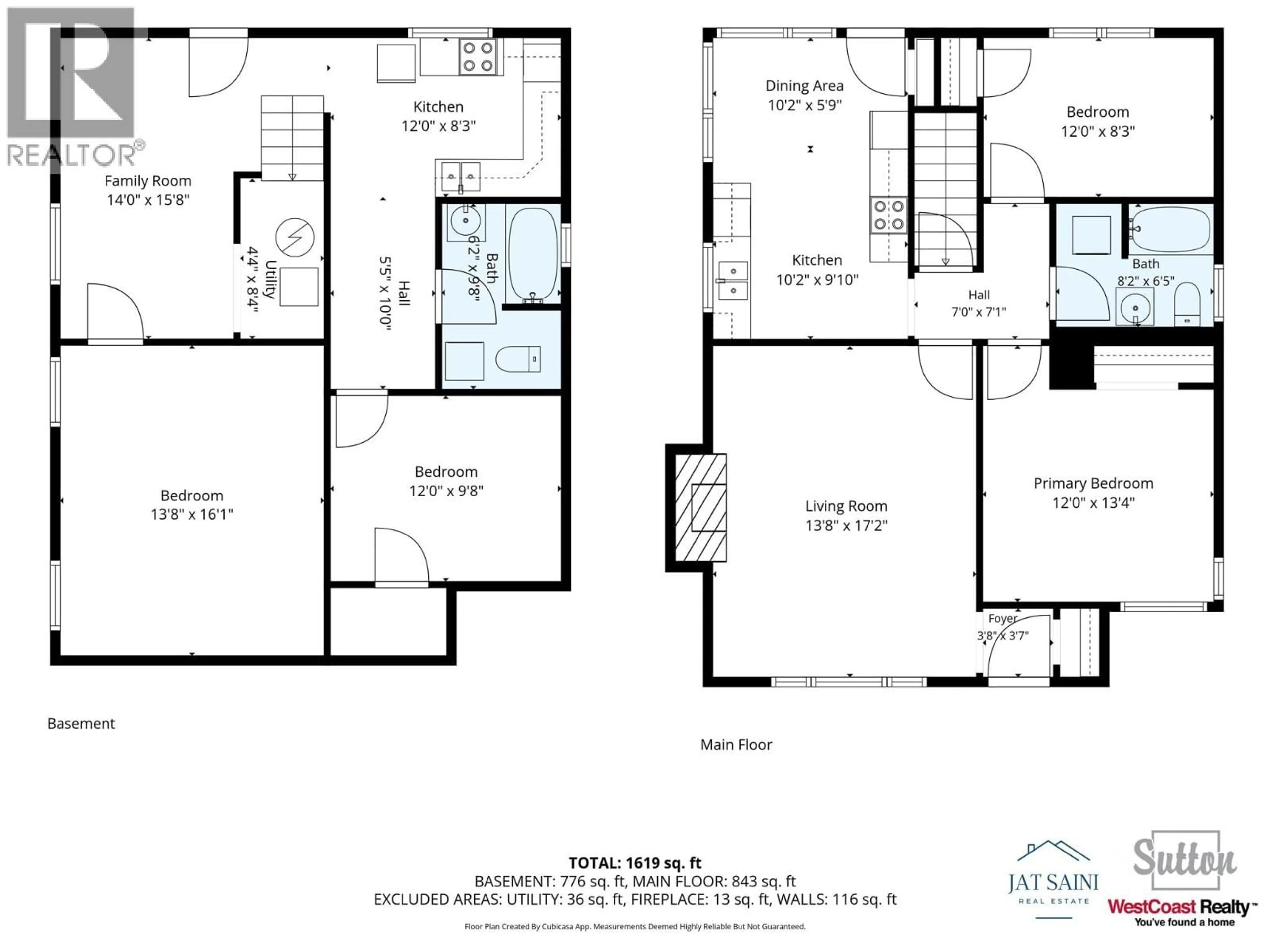 Floor plan for 778 CENTRAL AVENUE, Grand Forks British Columbia V0H1H0