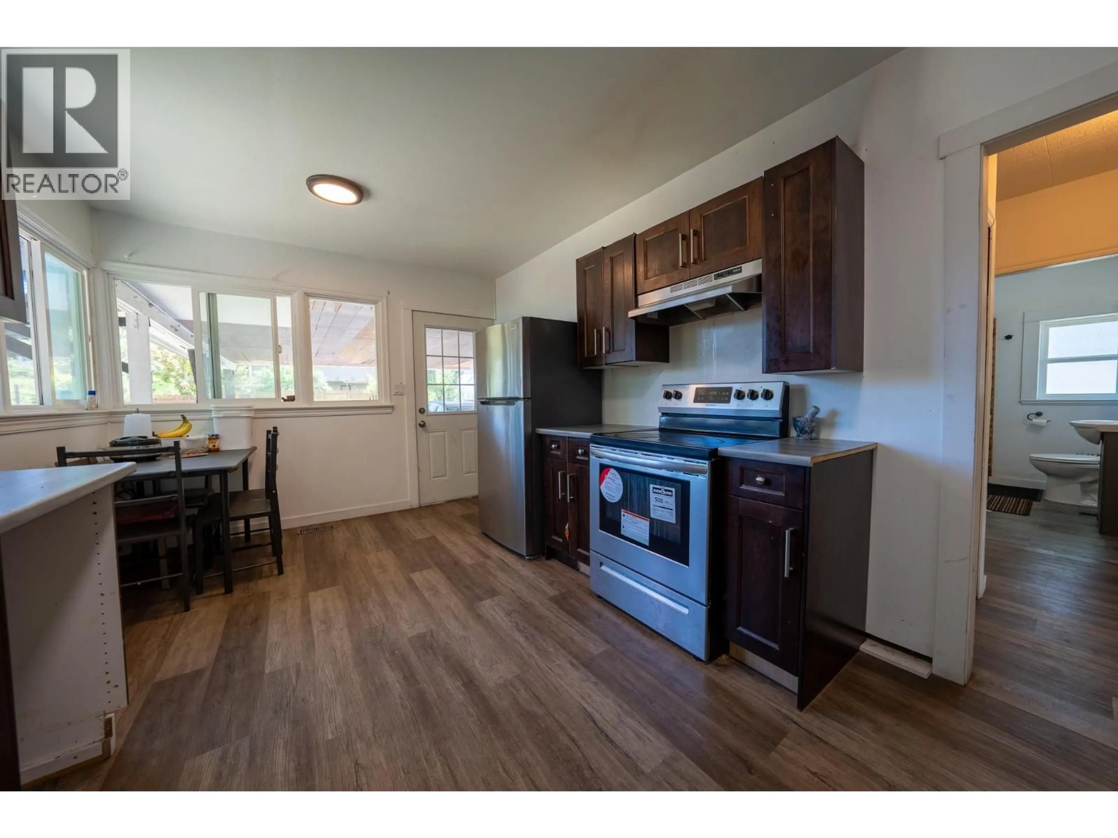 Standard kitchen, wood/laminate floor for 778 CENTRAL AVENUE, Grand Forks British Columbia V0H1H0