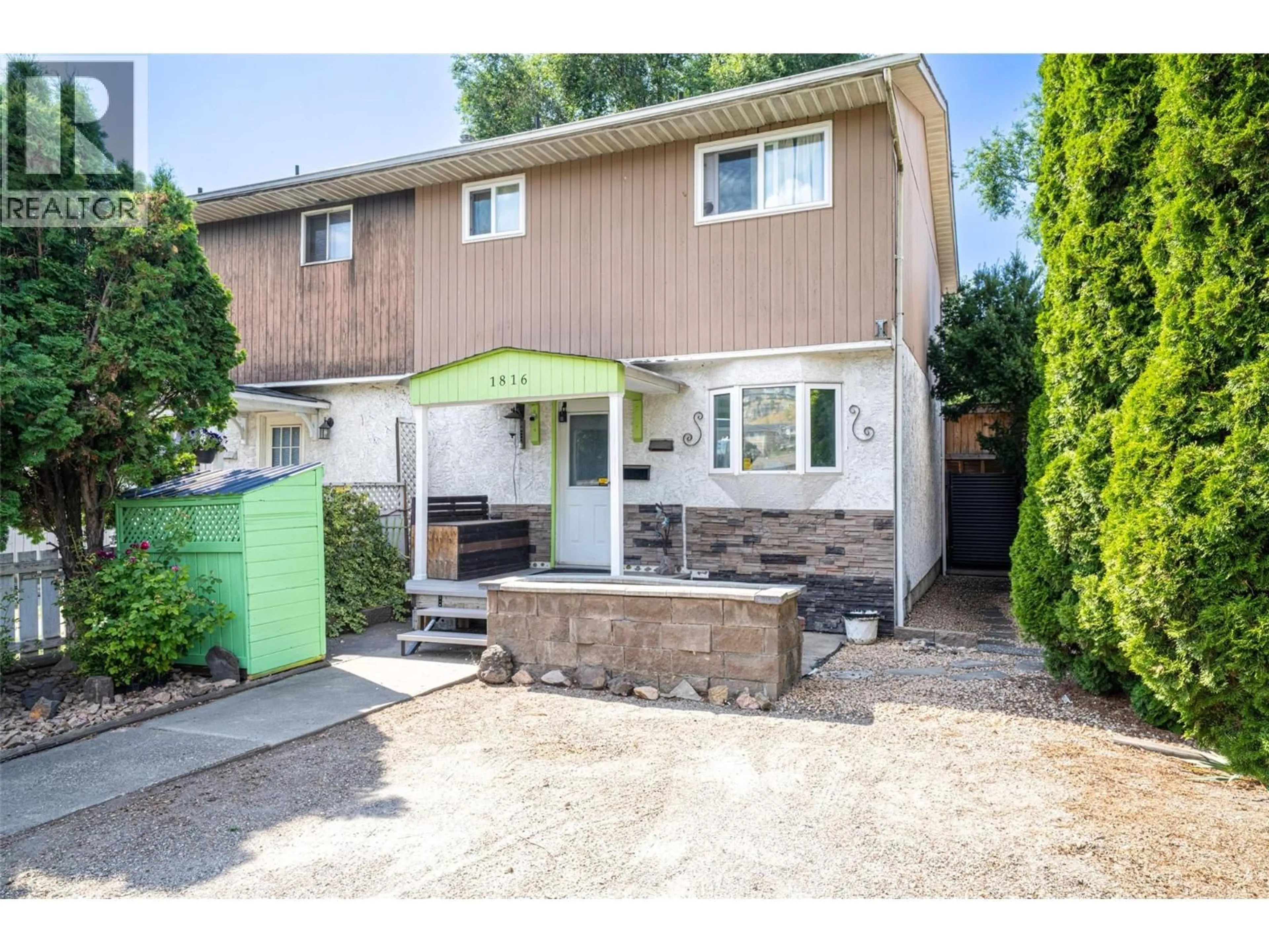 Home with vinyl exterior material, street for 1816 43 STREET, Vernon British Columbia V1T6W8