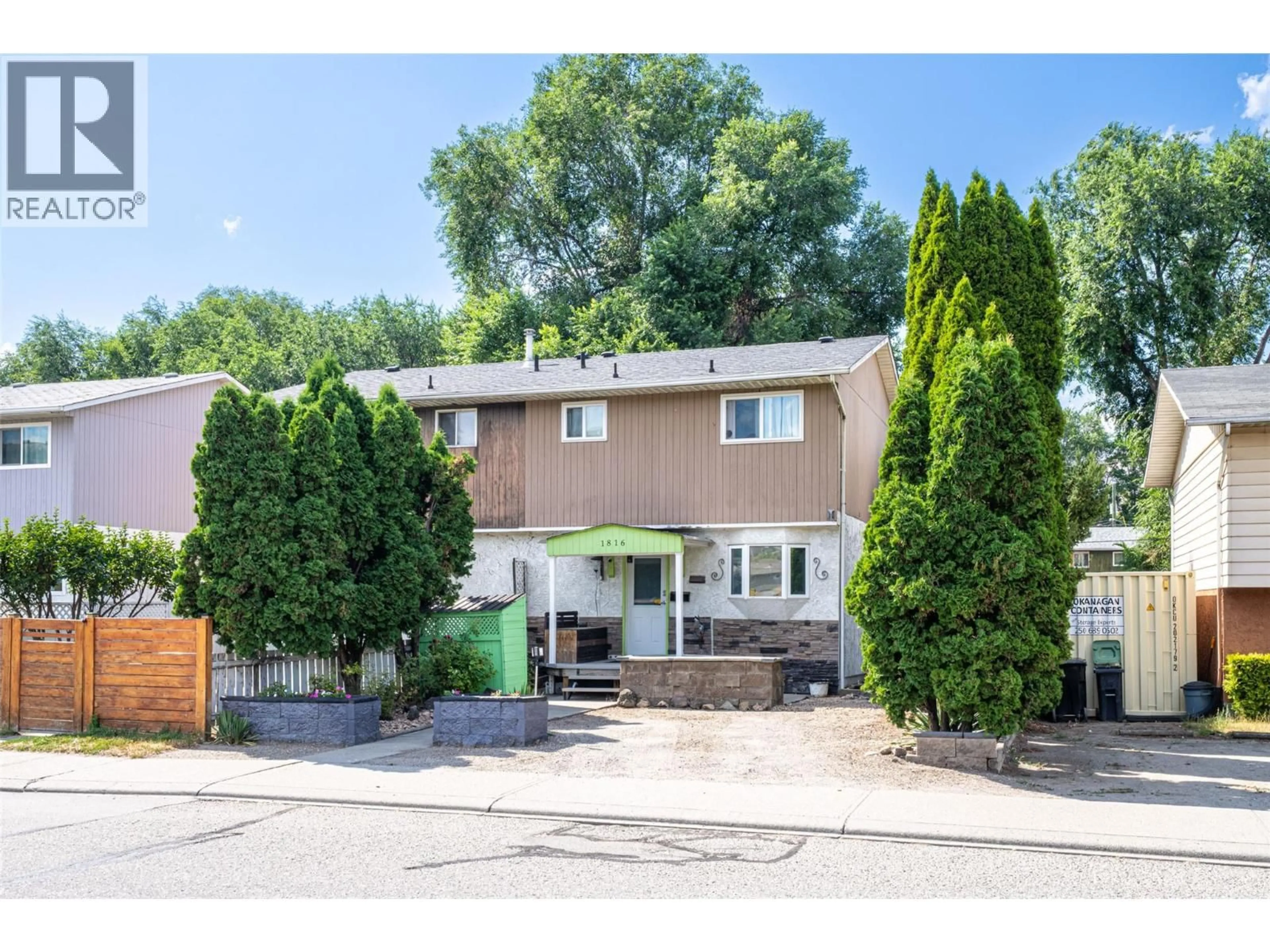 Home with vinyl exterior material, street for 1816 43 STREET, Vernon British Columbia V1T6W8