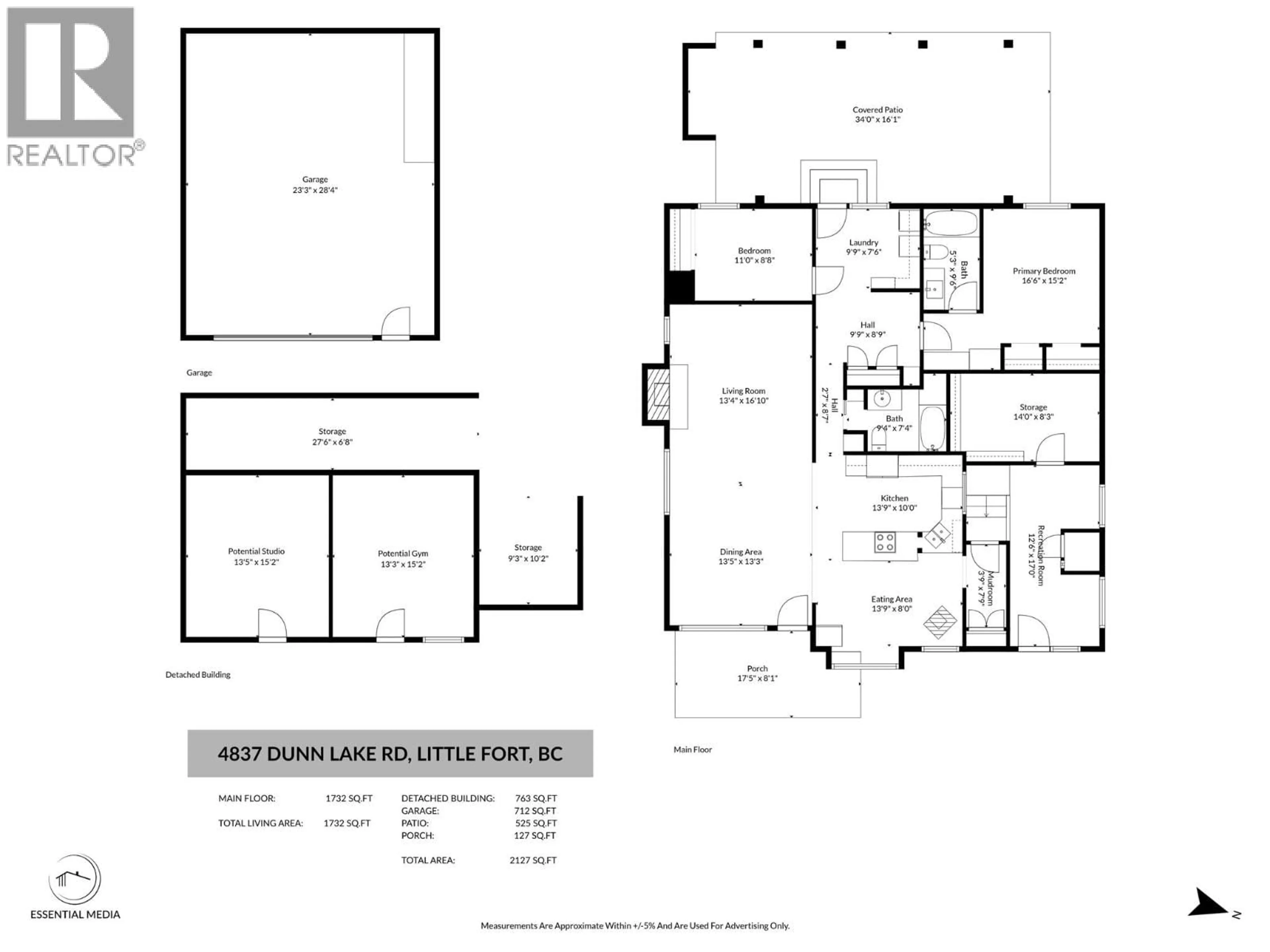 Floor plan for 4837 DUNN LAKE ROAD, Barriere British Columbia V0E1E0
