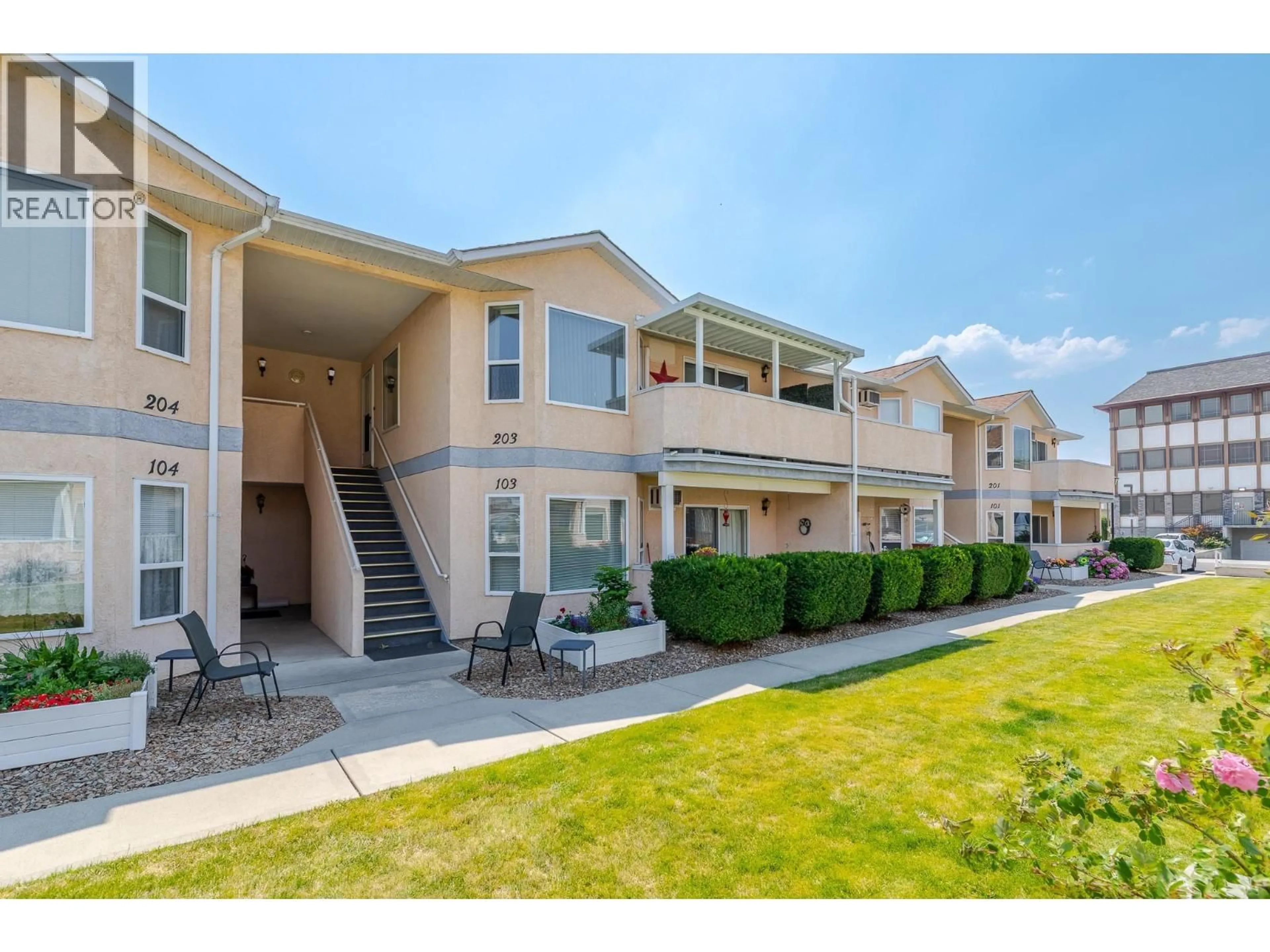 Patio, unknown for 203 - 13014 ARMSTRONG AVENUE, Summerland British Columbia V0H1Z5