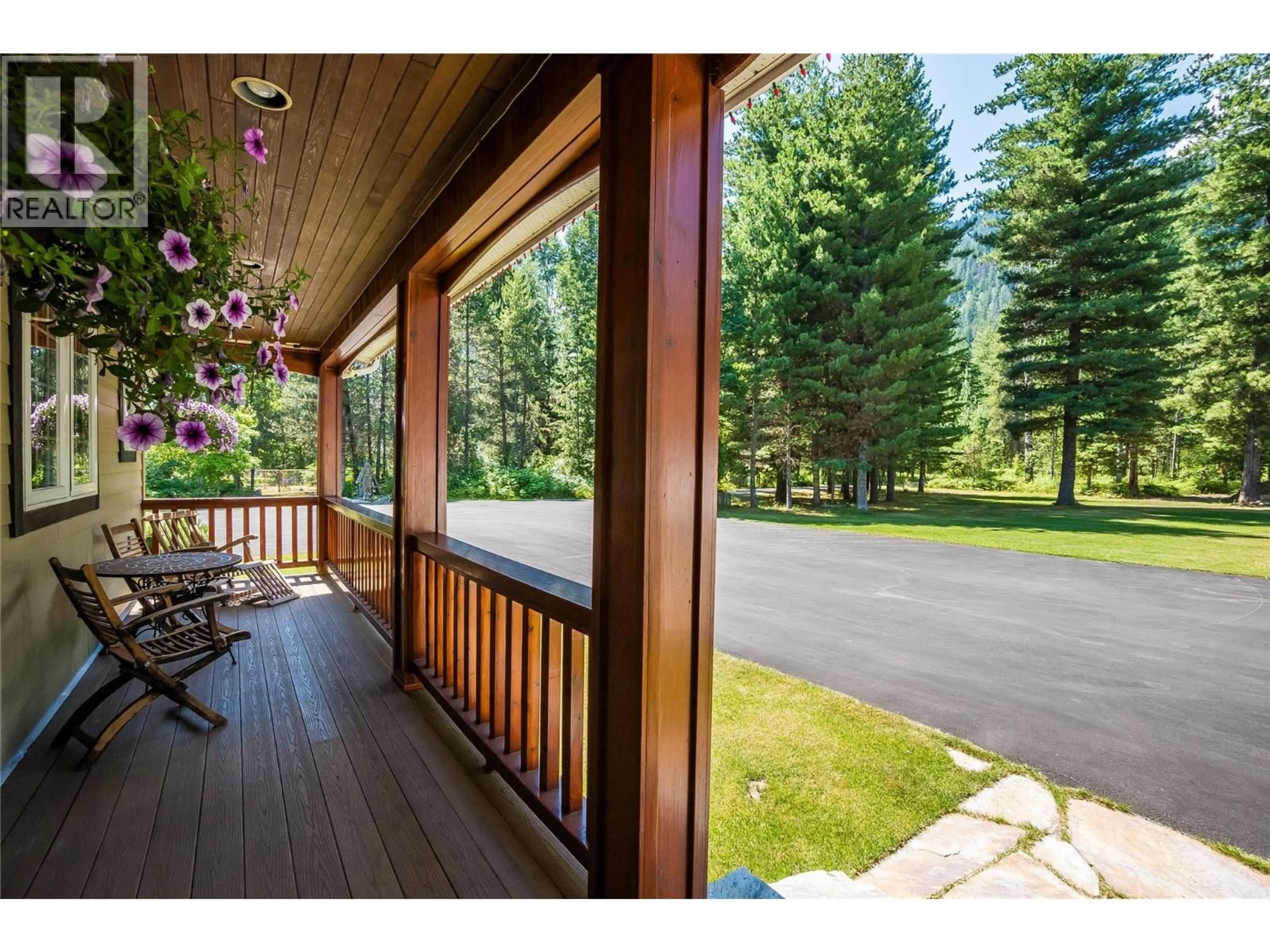Patio, forest/trees view for 4830 FLETCHER CREEK ROAD, Fletcher Creek British Columbia V0G1M0