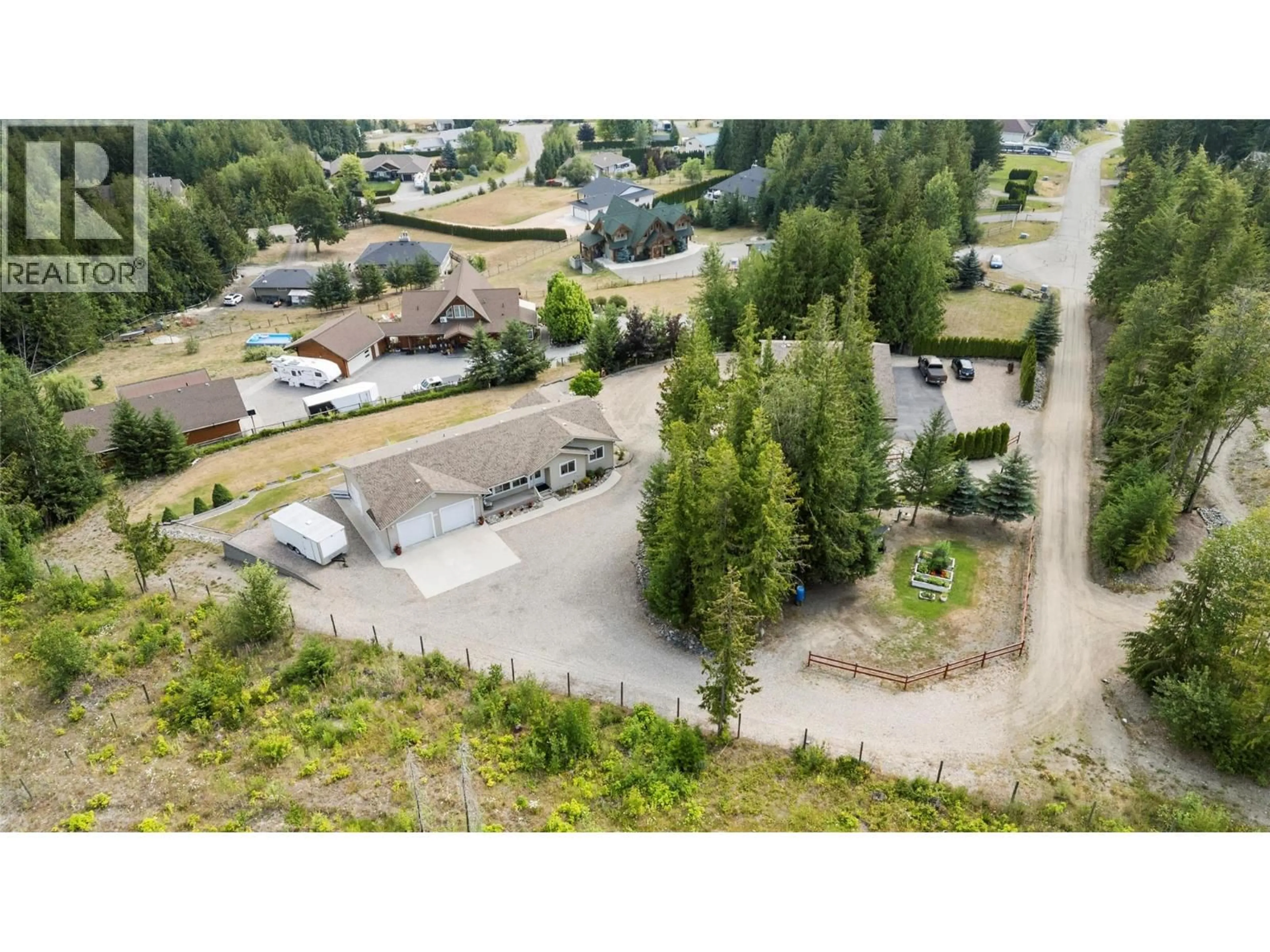 A pic from outside/outdoor area/front of a property/back of a property/a pic from drone, mountain view for 1406 HUCKLEBERRY DRIVE, Sorrento British Columbia V0E2W1