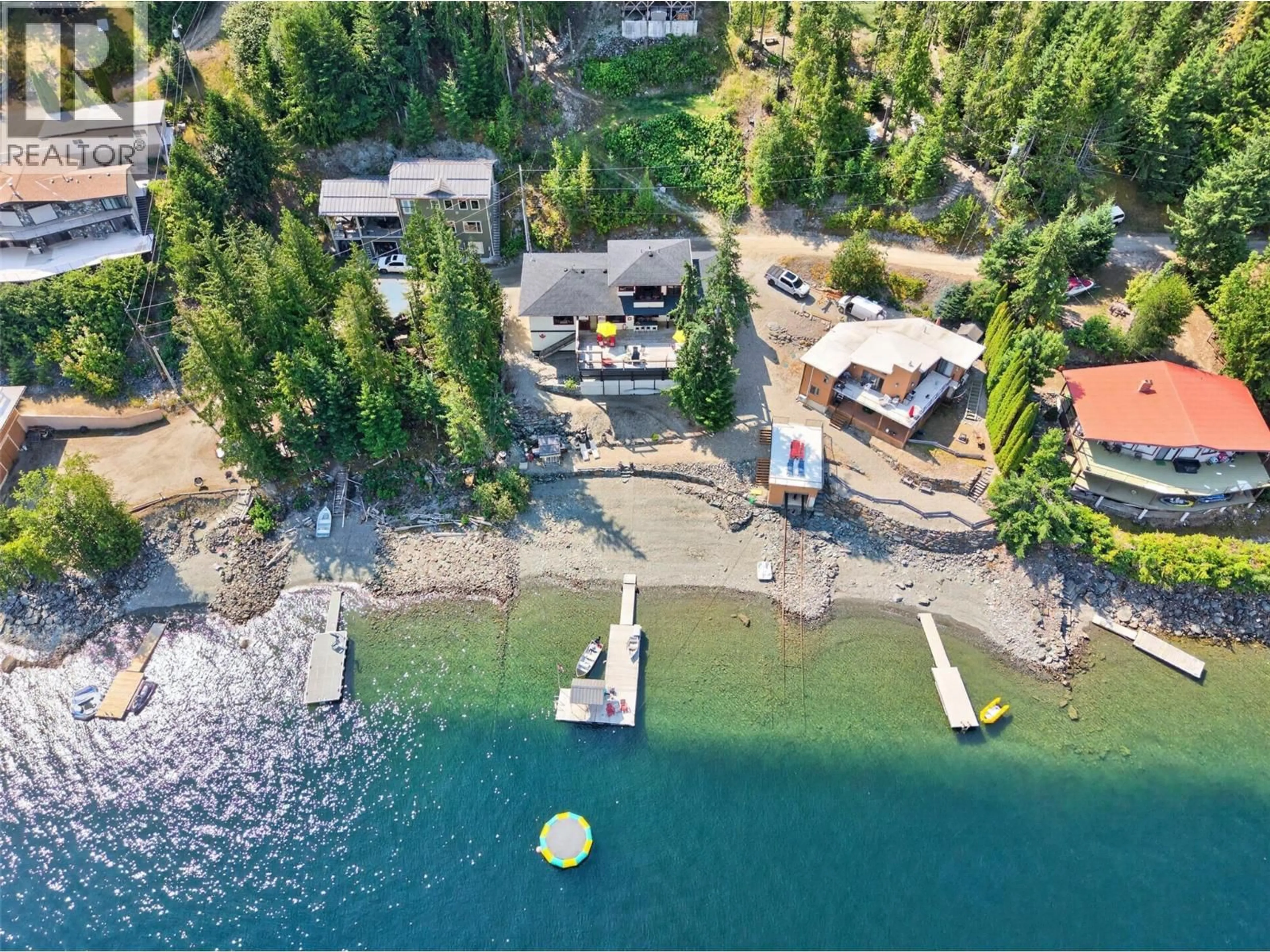 A pic from outside/outdoor area/front of a property/back of a property/a pic from drone, water/lake/river/ocean view for 12 - 4119 GALLIGAN ROAD, Eagle Bay British Columbia V0E1T0