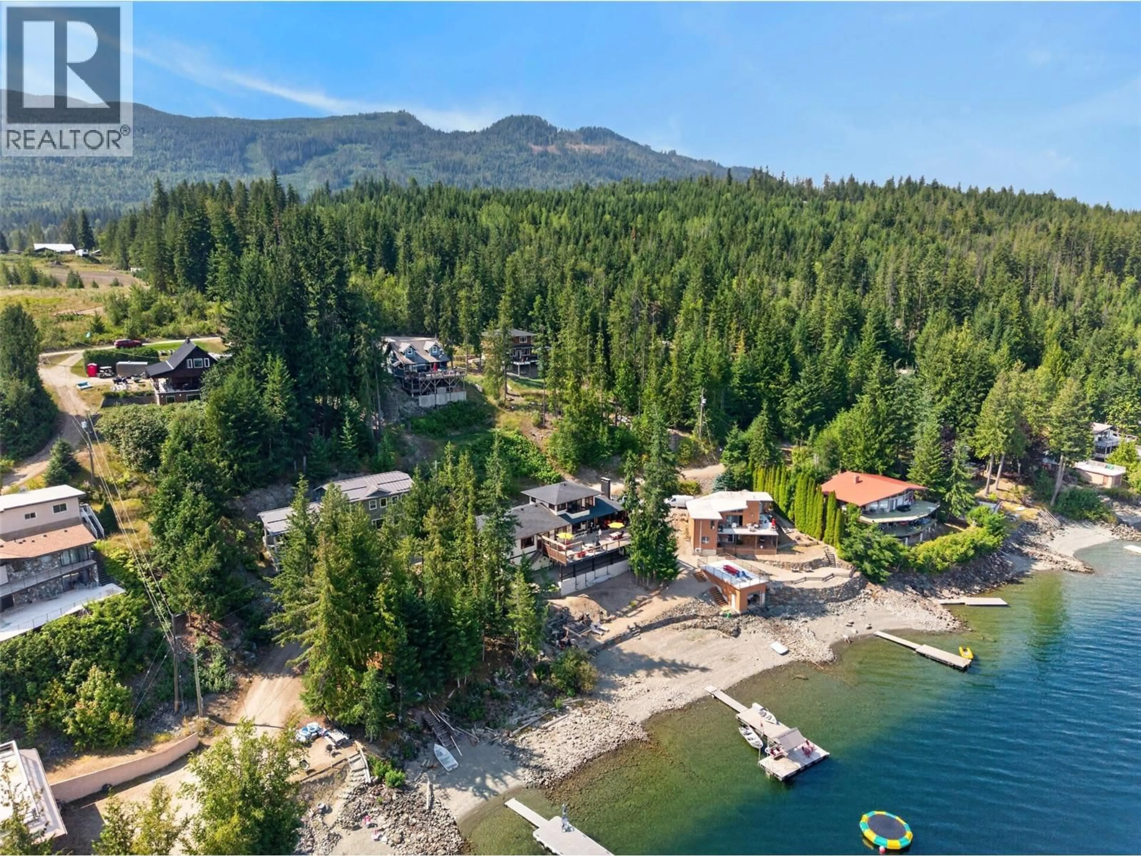 A pic from outside/outdoor area/front of a property/back of a property/a pic from drone, water/lake/river/ocean view for 12 - 4119 GALLIGAN ROAD, Eagle Bay British Columbia V0E1T0