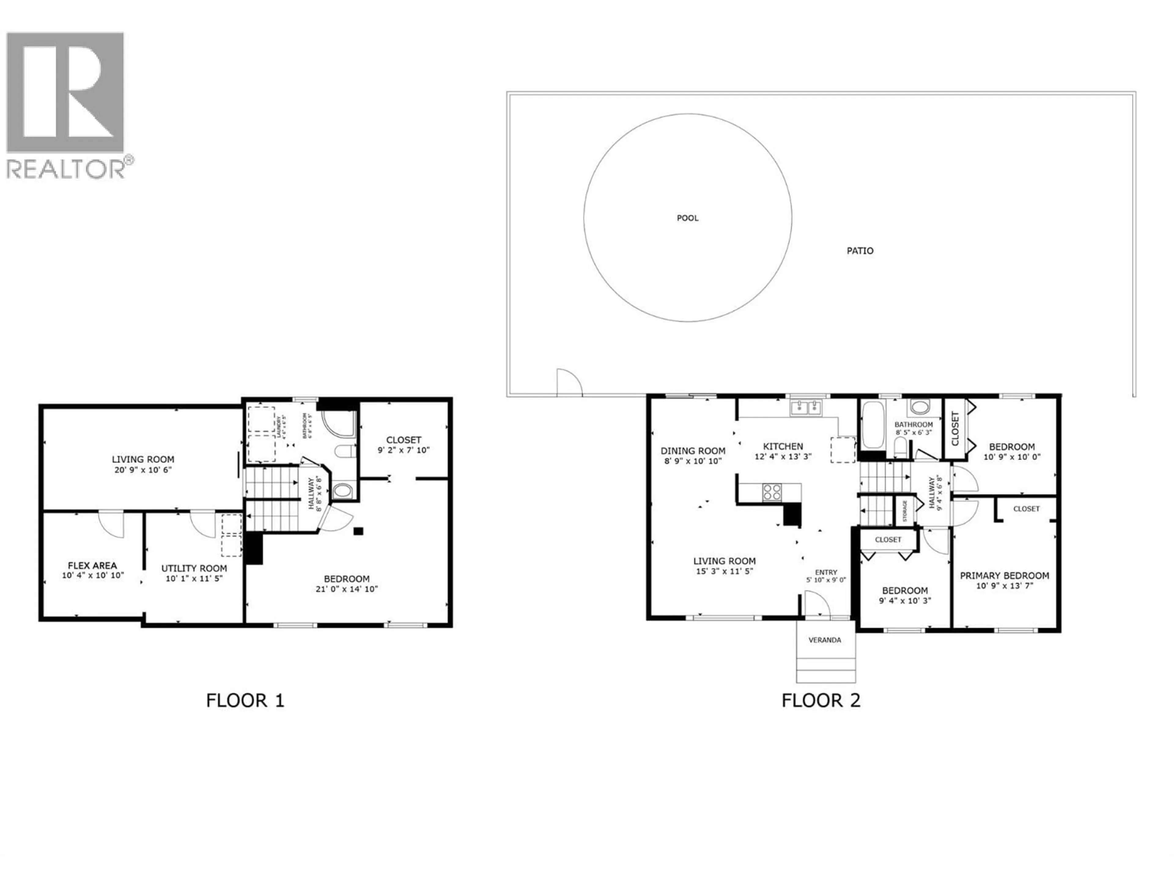 Floor plan for 640 MYRON ROAD, Kelowna British Columbia V1X6V3