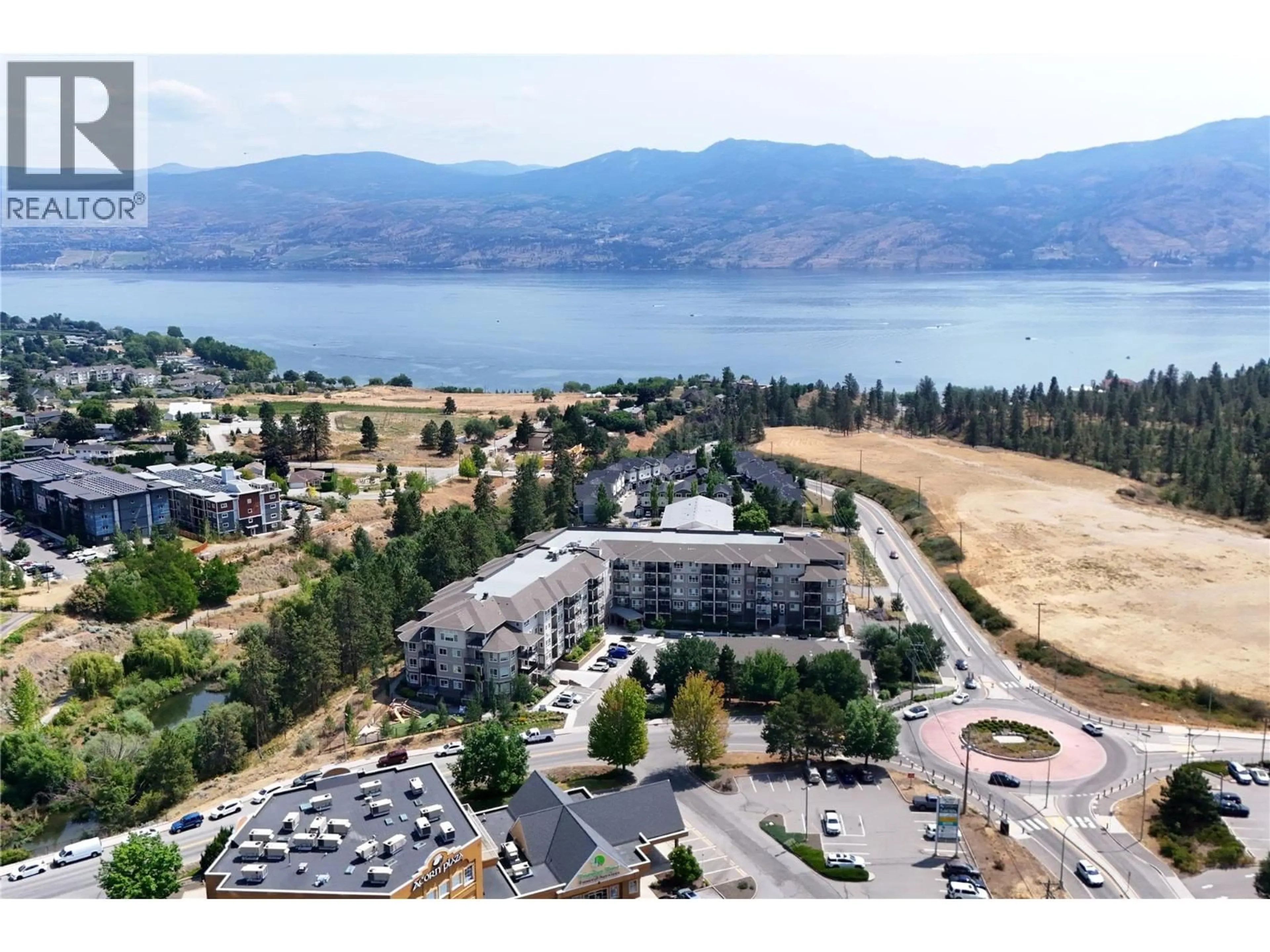 A pic from outside/outdoor area/front of a property/back of a property/a pic from drone, mountain view for 319 - 2301 CARRINGTON ROAD, West Kelowna British Columbia V4T0E2