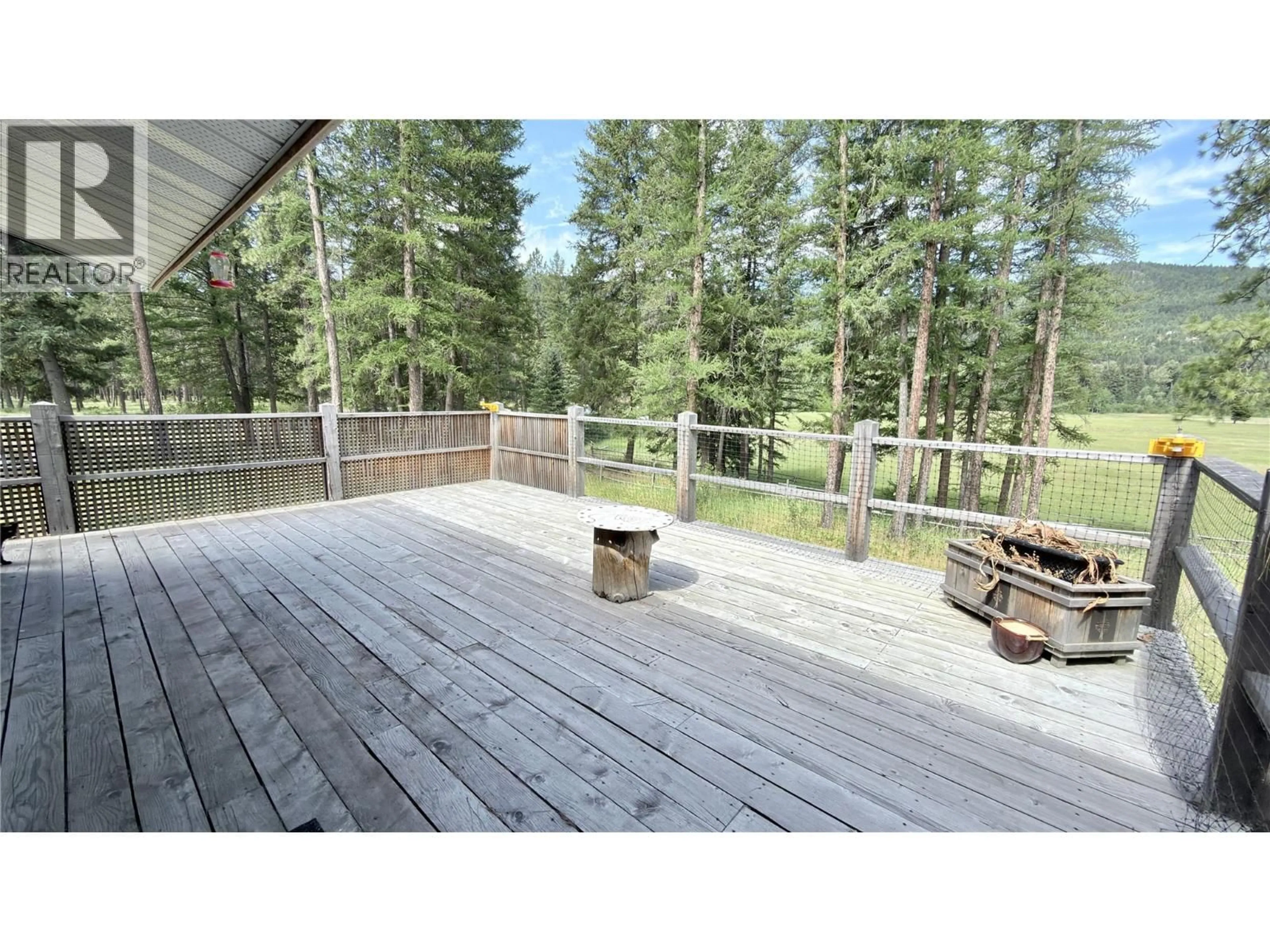 Patio, forest/trees view for 29 HAGGEN ROAD, Beaverdell British Columbia V0H1A0