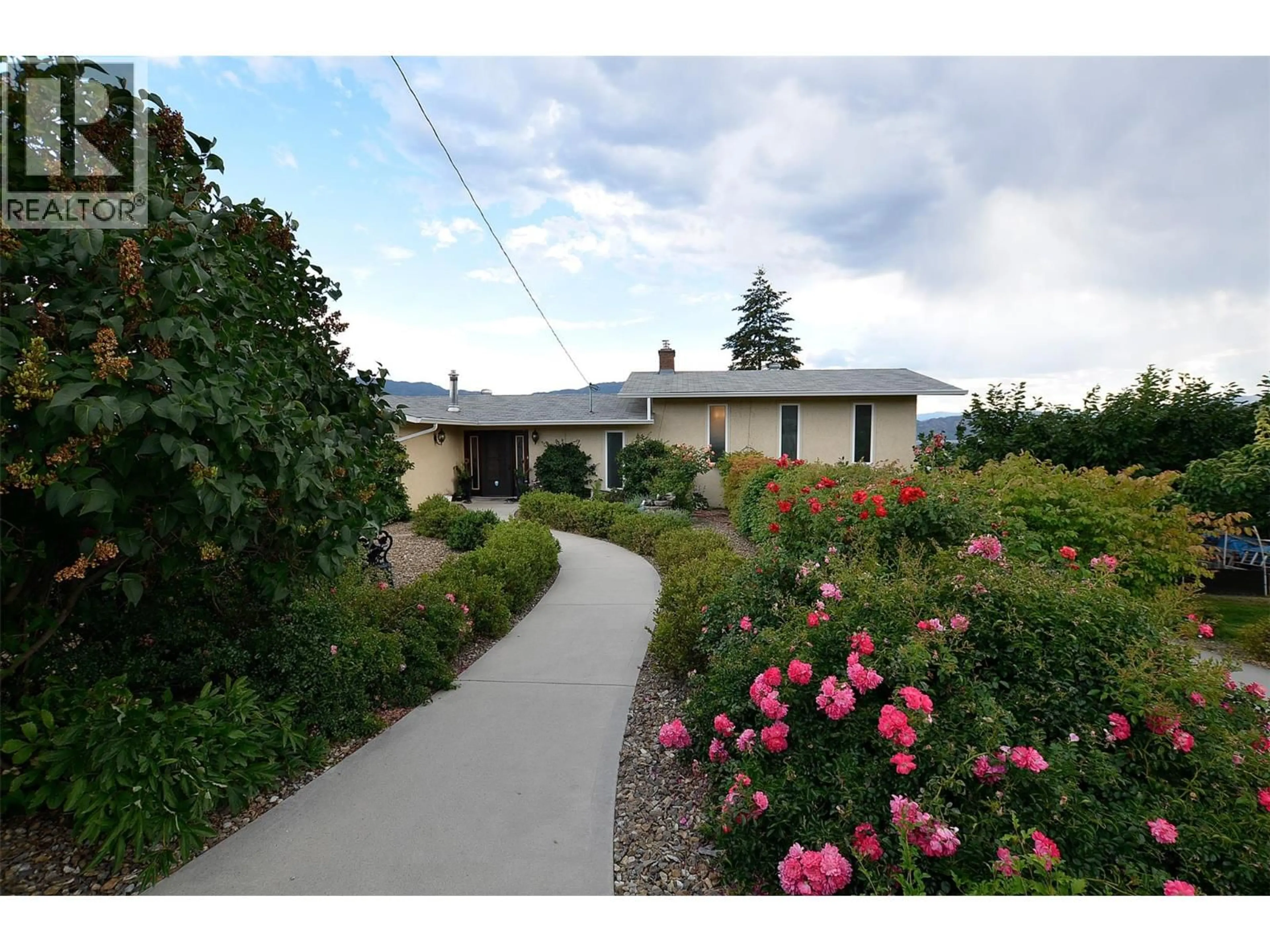 A pic from outside/outdoor area/front of a property/back of a property/a pic from drone, street for 2103 PETERS ROAD, West Kelowna British Columbia V4T2C4