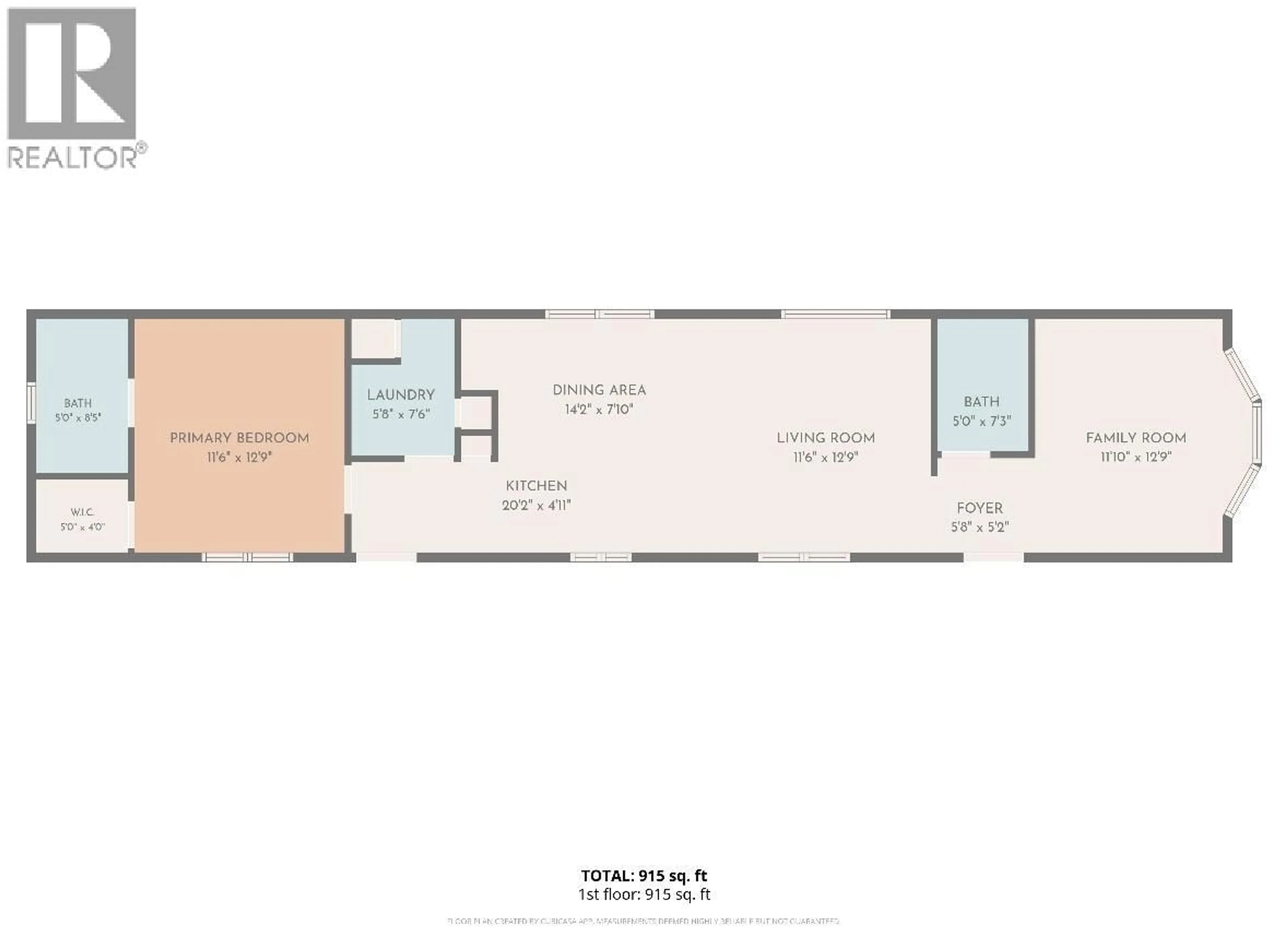 Floor plan for 12 - 7225 BOUNDARY DRIVE, Grand Forks British Columbia V0H1H0