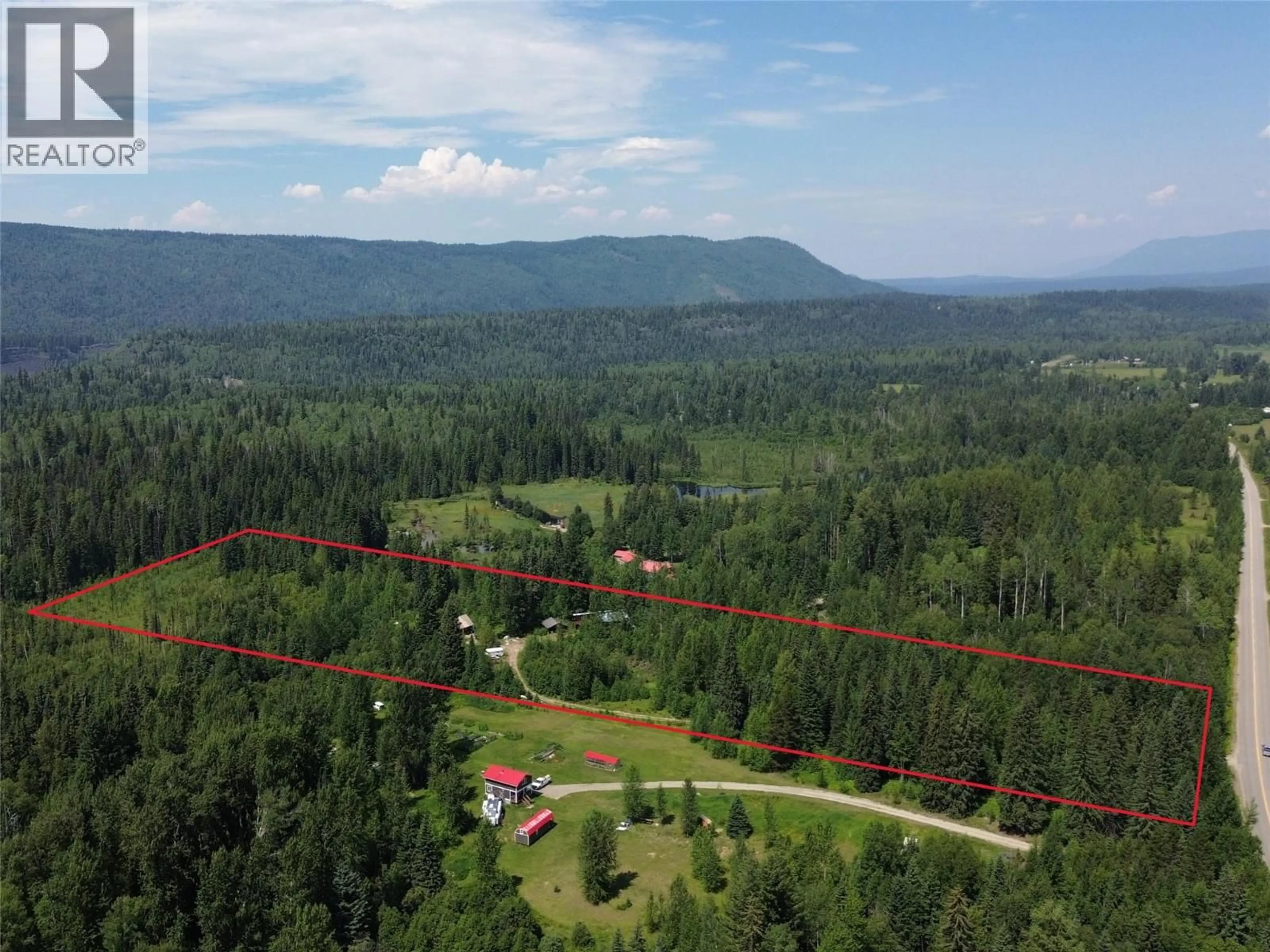 A pic from outside/outdoor area/front of a property/back of a property/a pic from drone, forest/trees view for 5353 CLEARWATER VALLEY ROAD, Clearwater British Columbia V0E1N1