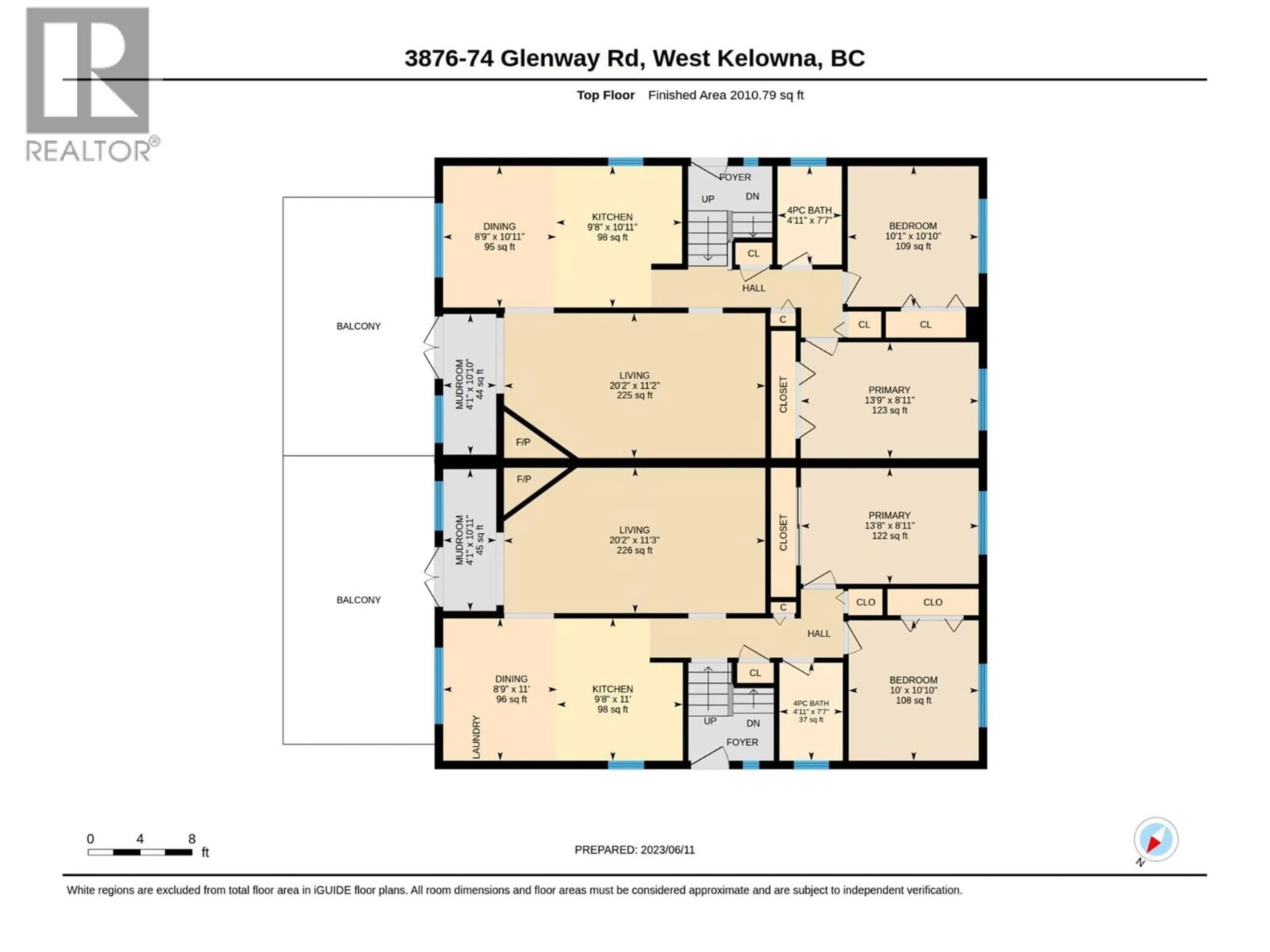 Floor plan for 3874-3876 GLENWAY ROAD, West Kelowna British Columbia V4T1C9