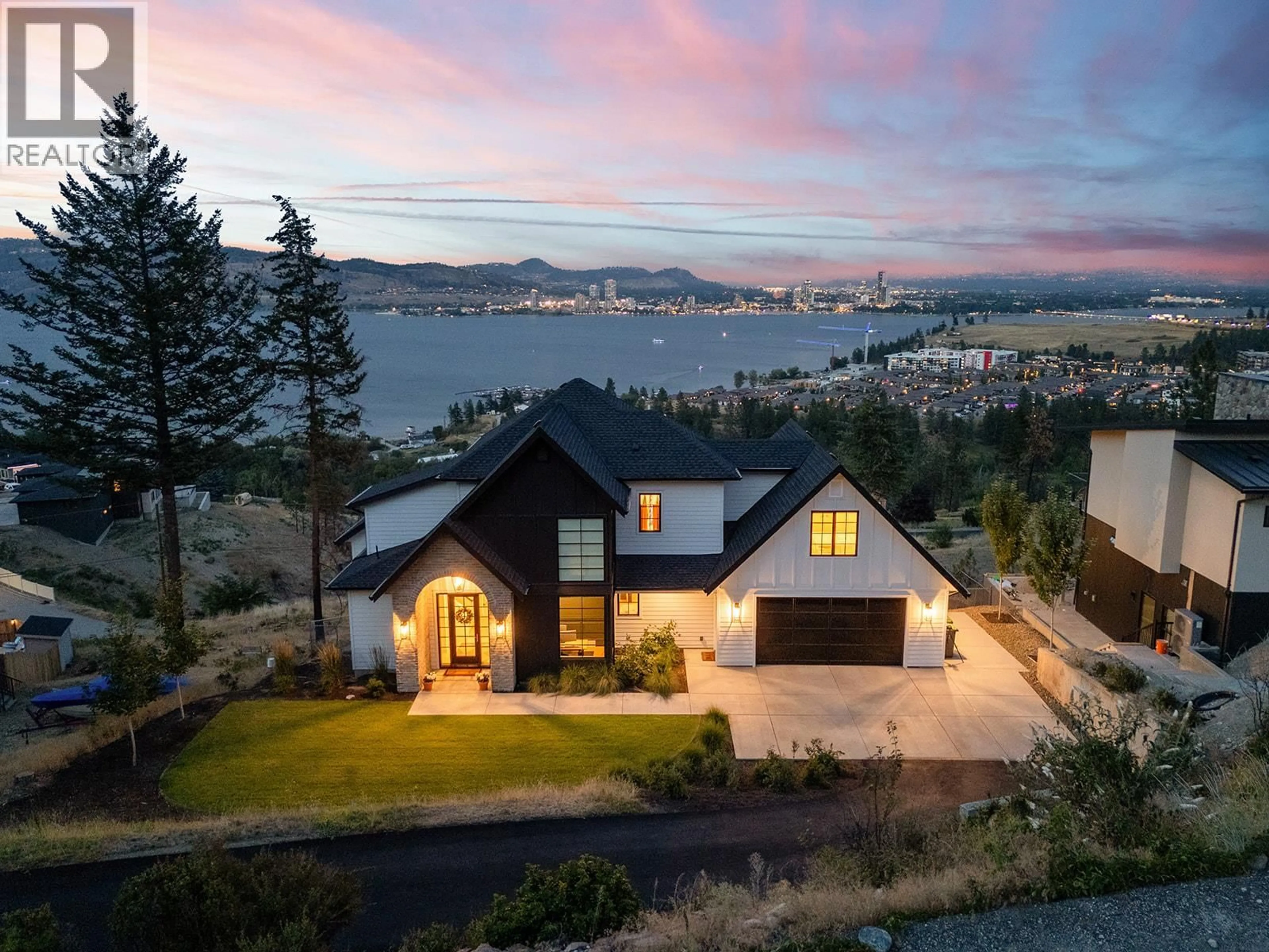 Home with brick exterior material, water/lake/river/ocean view for 1547 MCNAUGHTON ROAD, West Kelowna British Columbia V1Z2S2