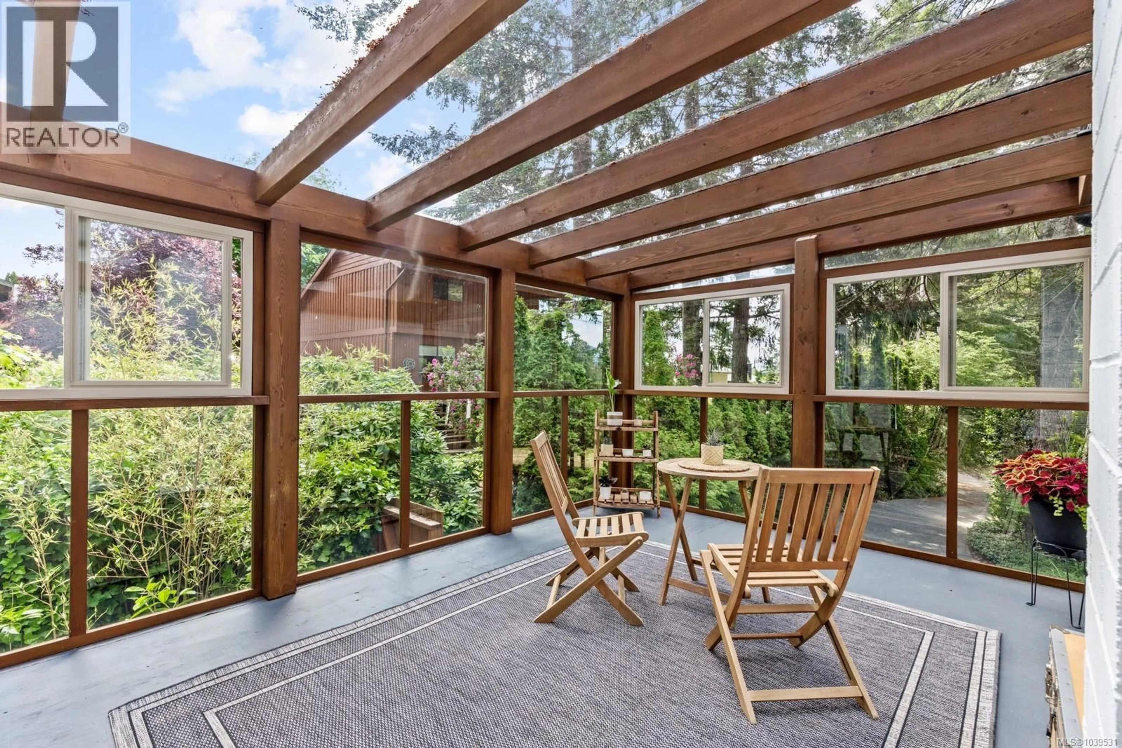Patio, forest/trees view for 1506 CHINOOK DRIVE, Comox British Columbia V9M3E1
