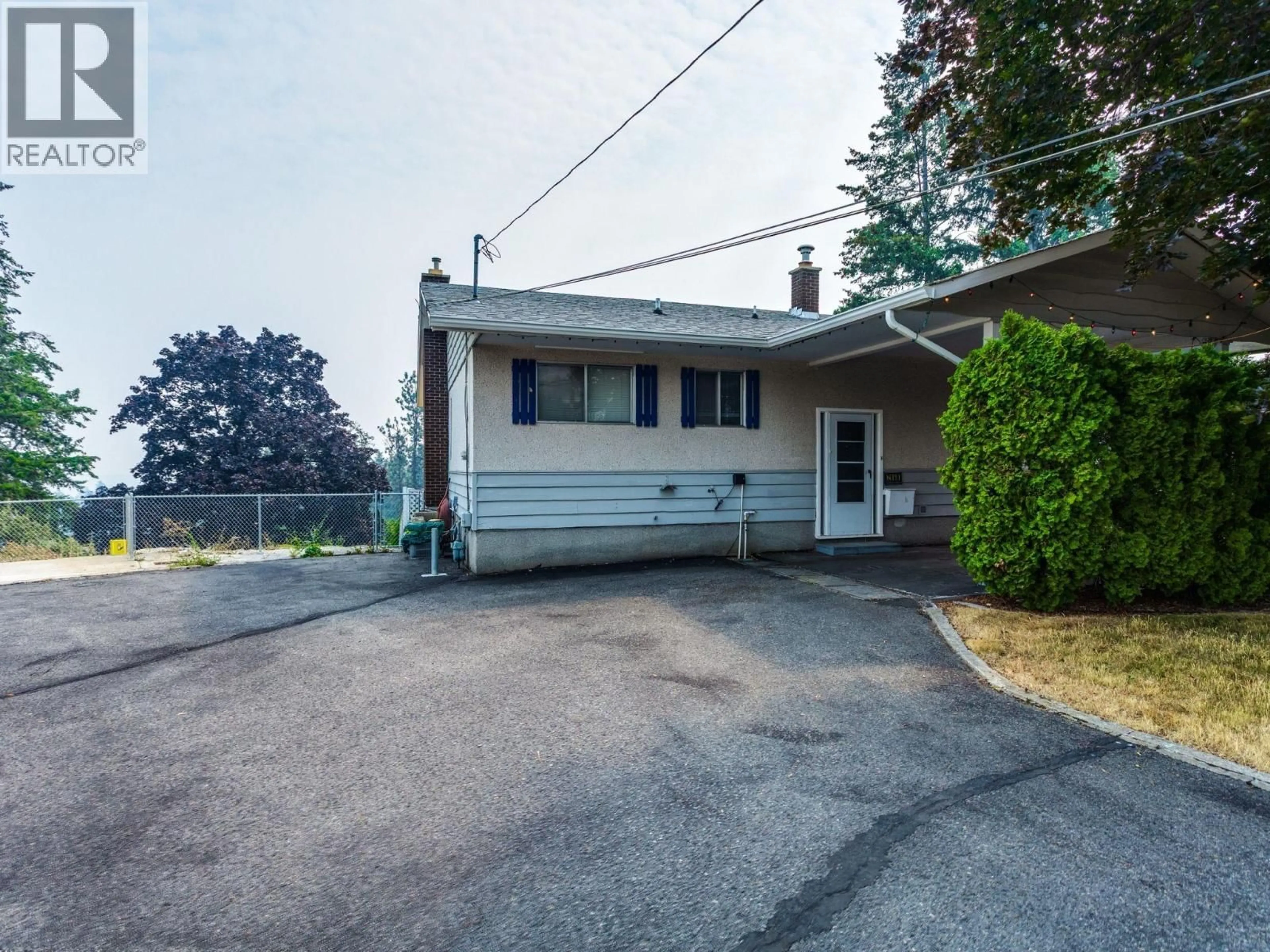 A pic from outside/outdoor area/front of a property/back of a property/a pic from drone, street for 2868 LOWER GLENROSA ROAD, West Kelowna British Columbia V4T1C9
