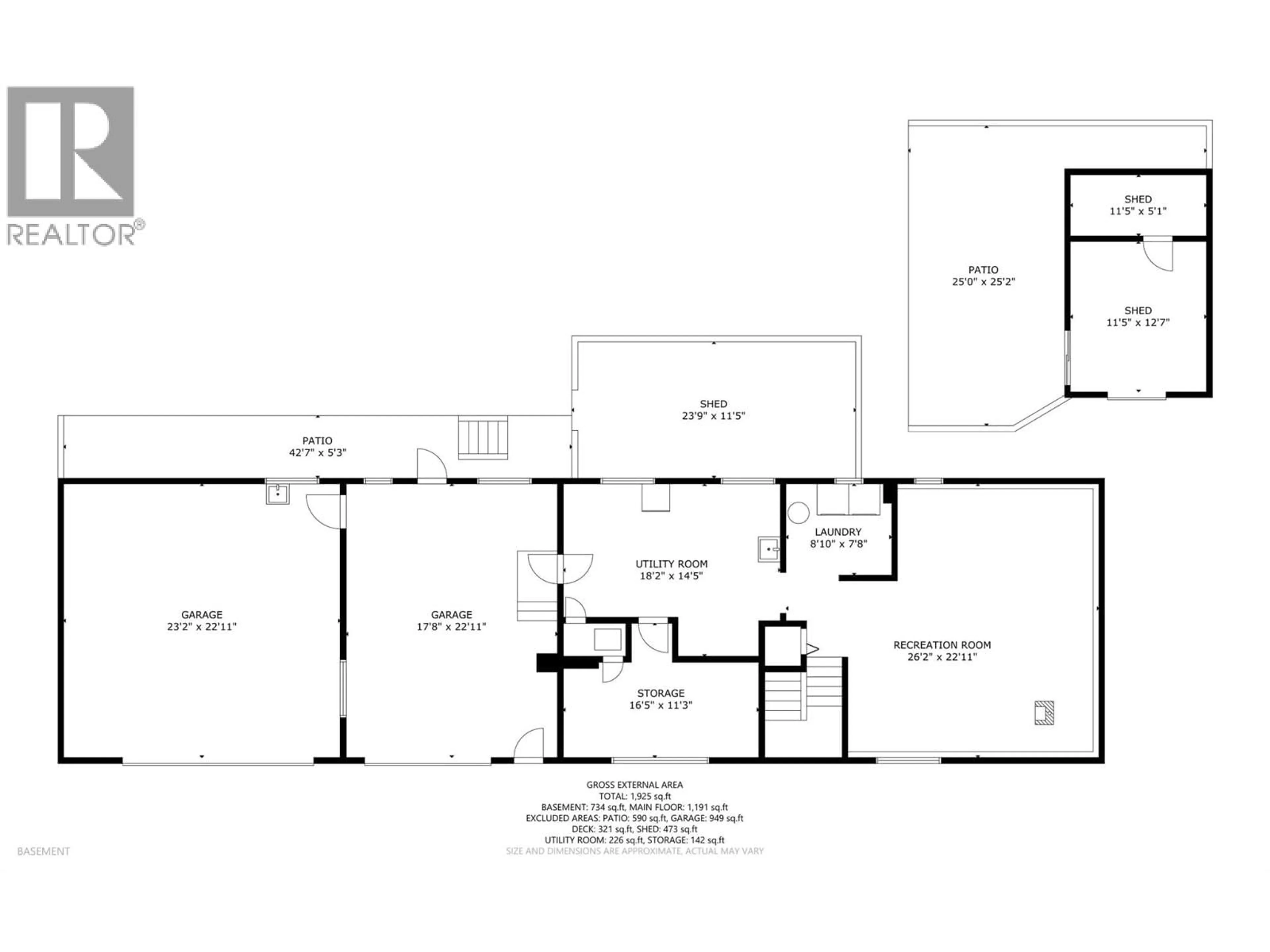 Floor plan for 3472 LOCKHART CRESCENT, Spallumcheen British Columbia V4Y0S9