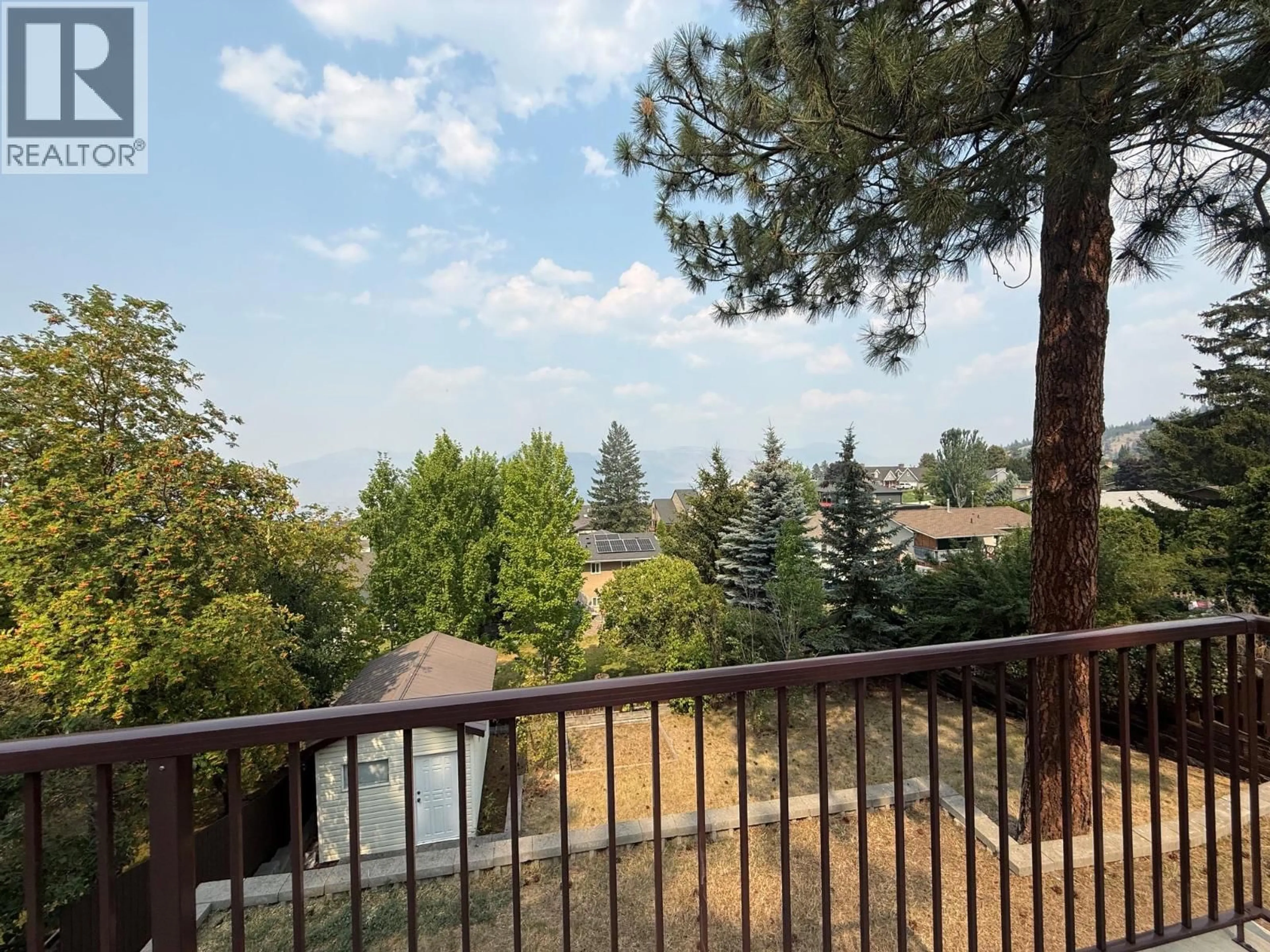 Patio, forest/trees view for 210 ROBSON DRIVE, Kamloops British Columbia V2E1W1