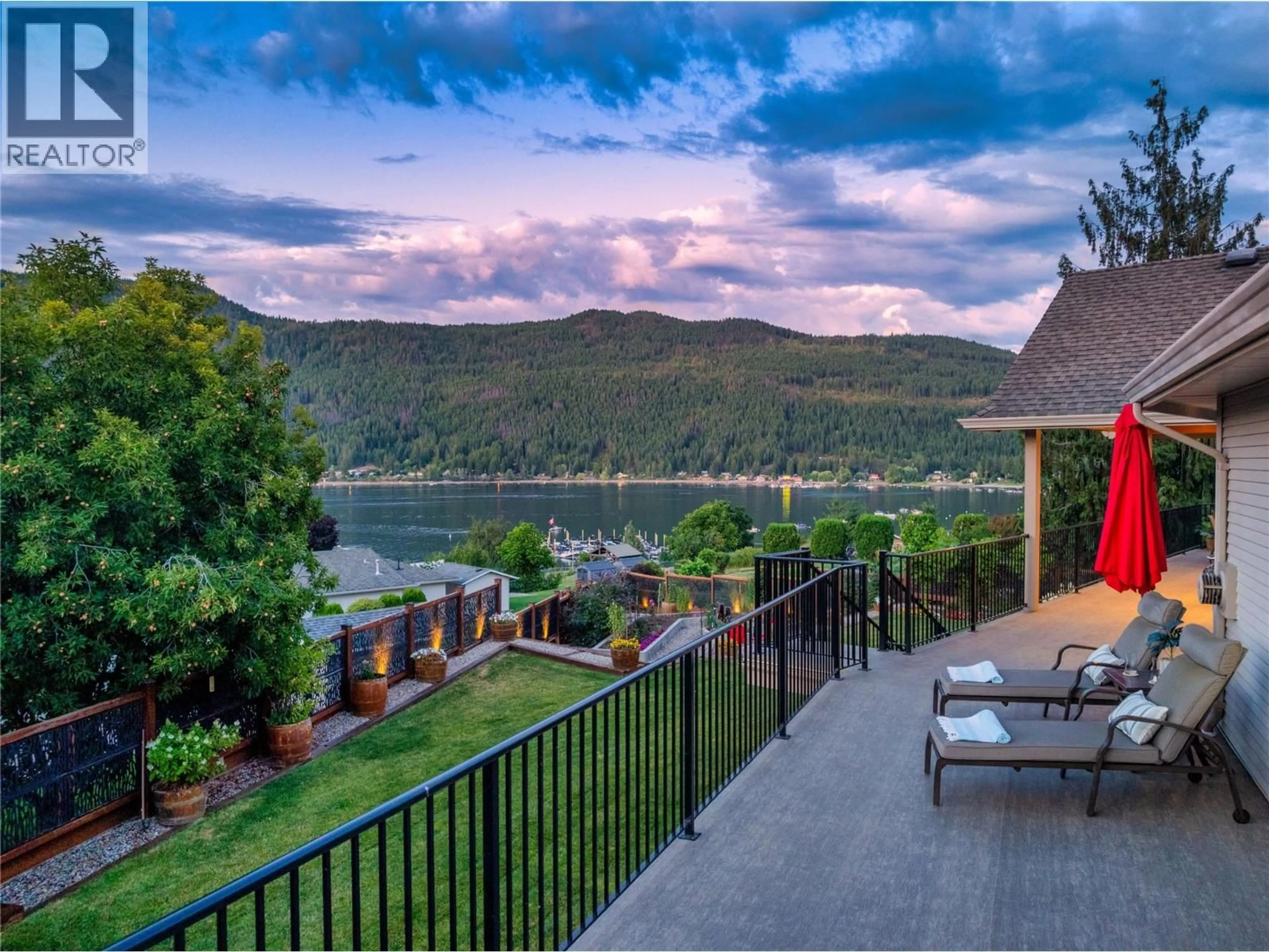 Patio, water/lake/river/ocean view for 2459 MARINE PLACE, Blind Bay British Columbia V0E1H1